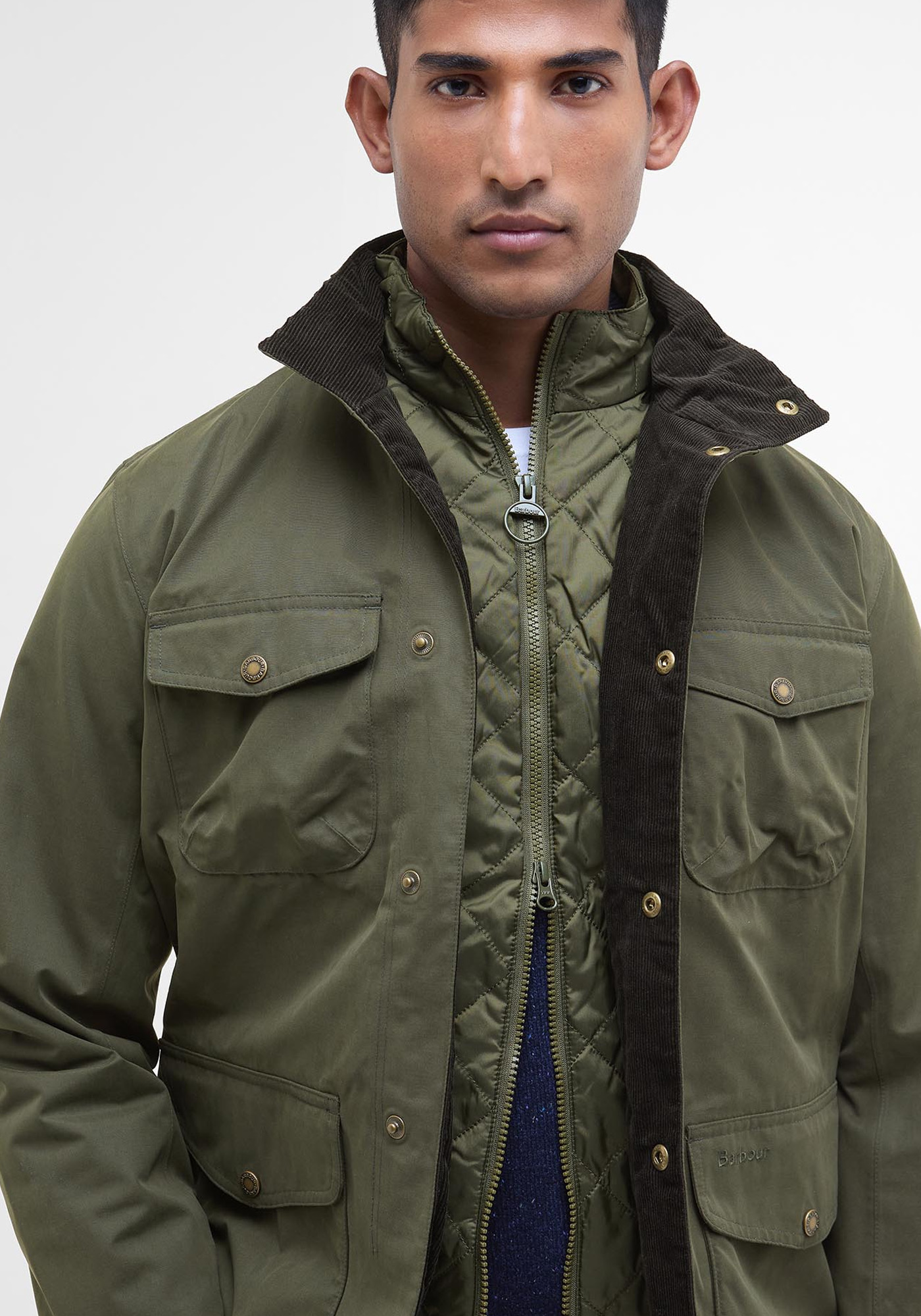 Barbour Jacket της σειράς Ogston - MWB1086 BROL91 Olive φωτογραφία
