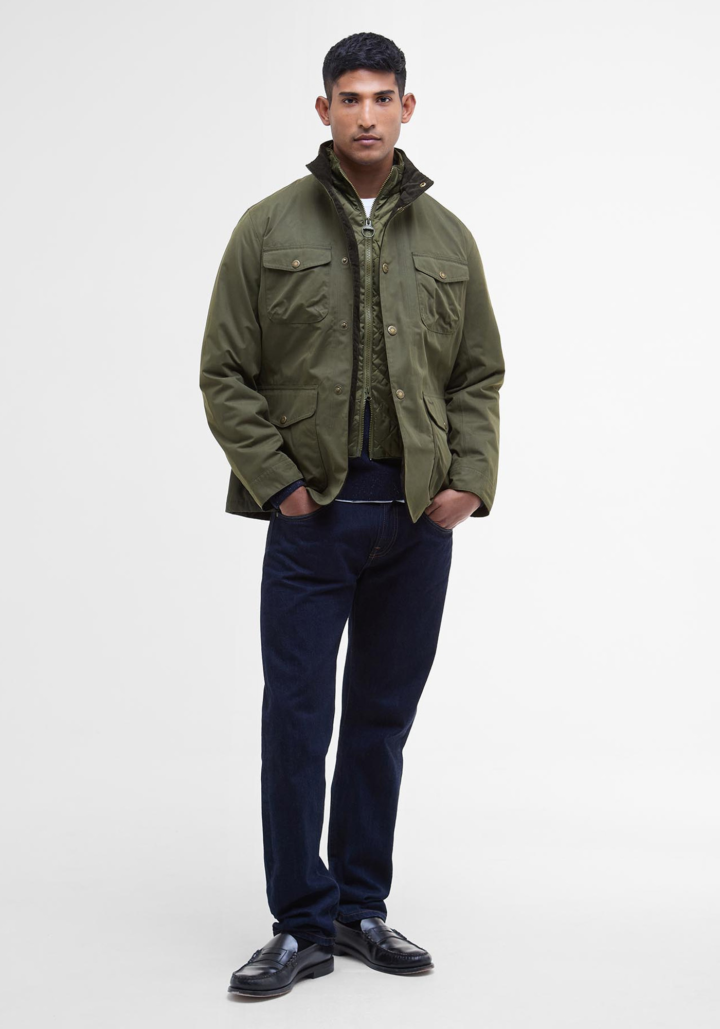 Barbour Jacket της σειράς Ogston - MWB1086 BROL91 Olive φωτογραφία