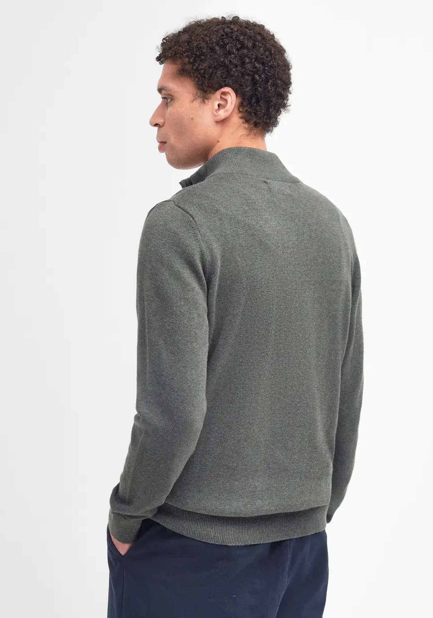 Barbour Pullover της σειράς Half Zip - MKN1074 BROL91 Olive Marl