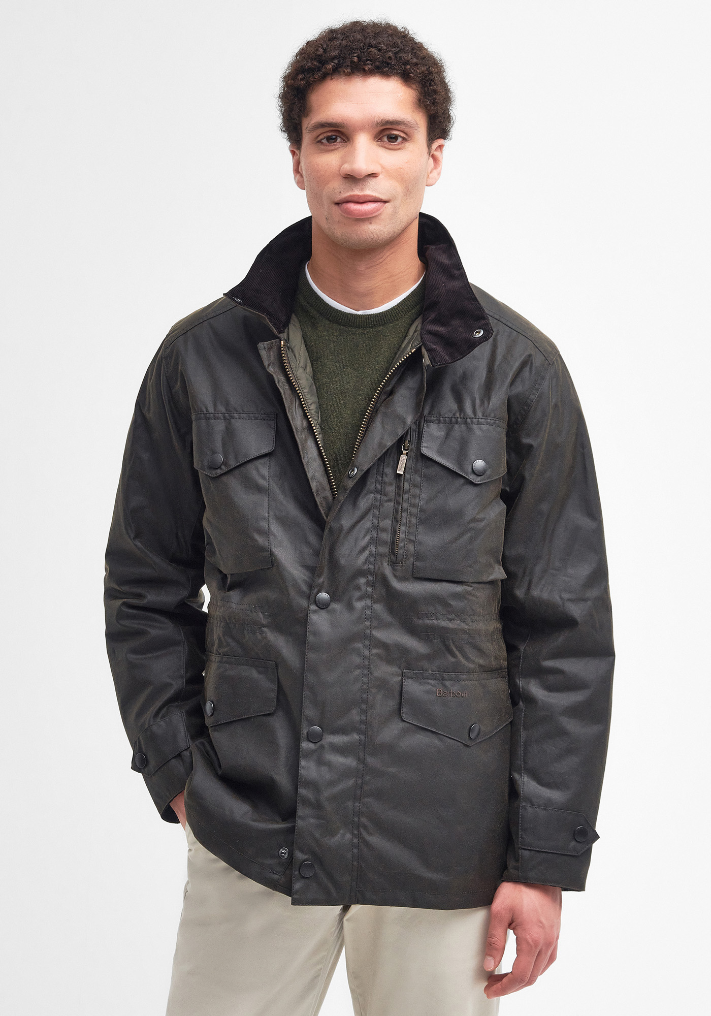 Barbour Καπαρντίνα της σειράς Sapper - MWX0020 BROL71 Olive