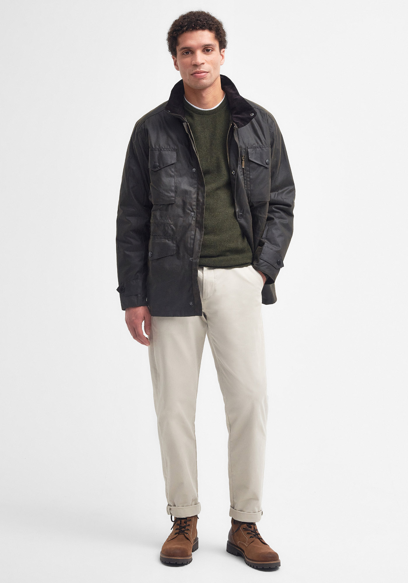 Barbour Καπαρντίνα της σειράς Sapper - MWX0020 BROL71 Olive φωτογραφία