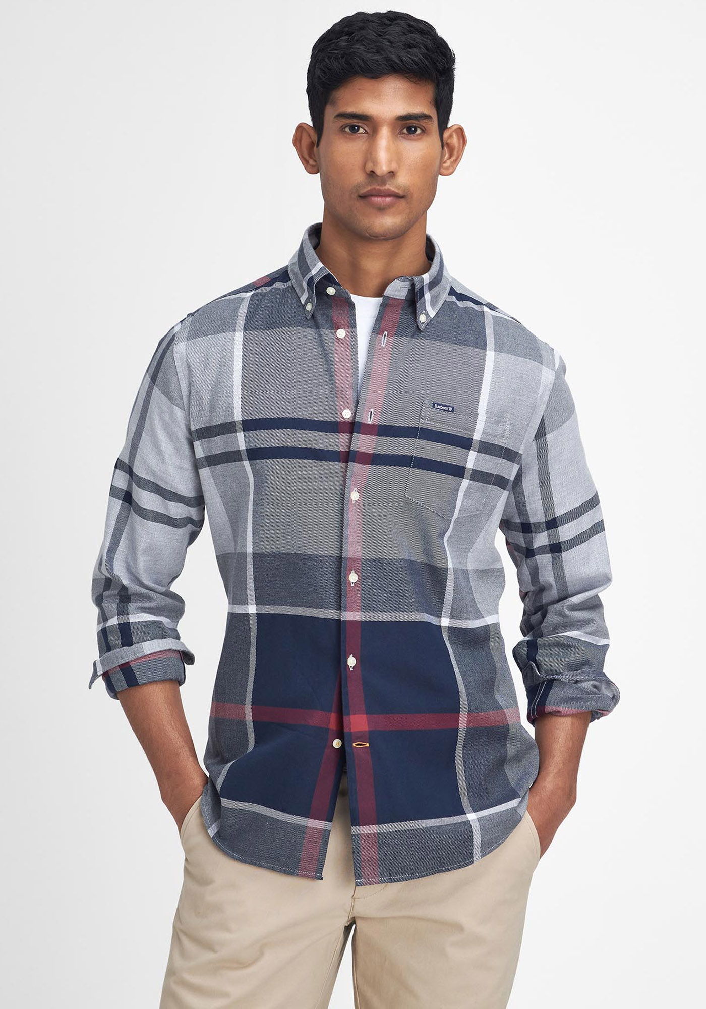 Barbour Πουκάμισο της σειράς Dunoon - MSH4980 BRTN21 Blue Granite φωτογραφία