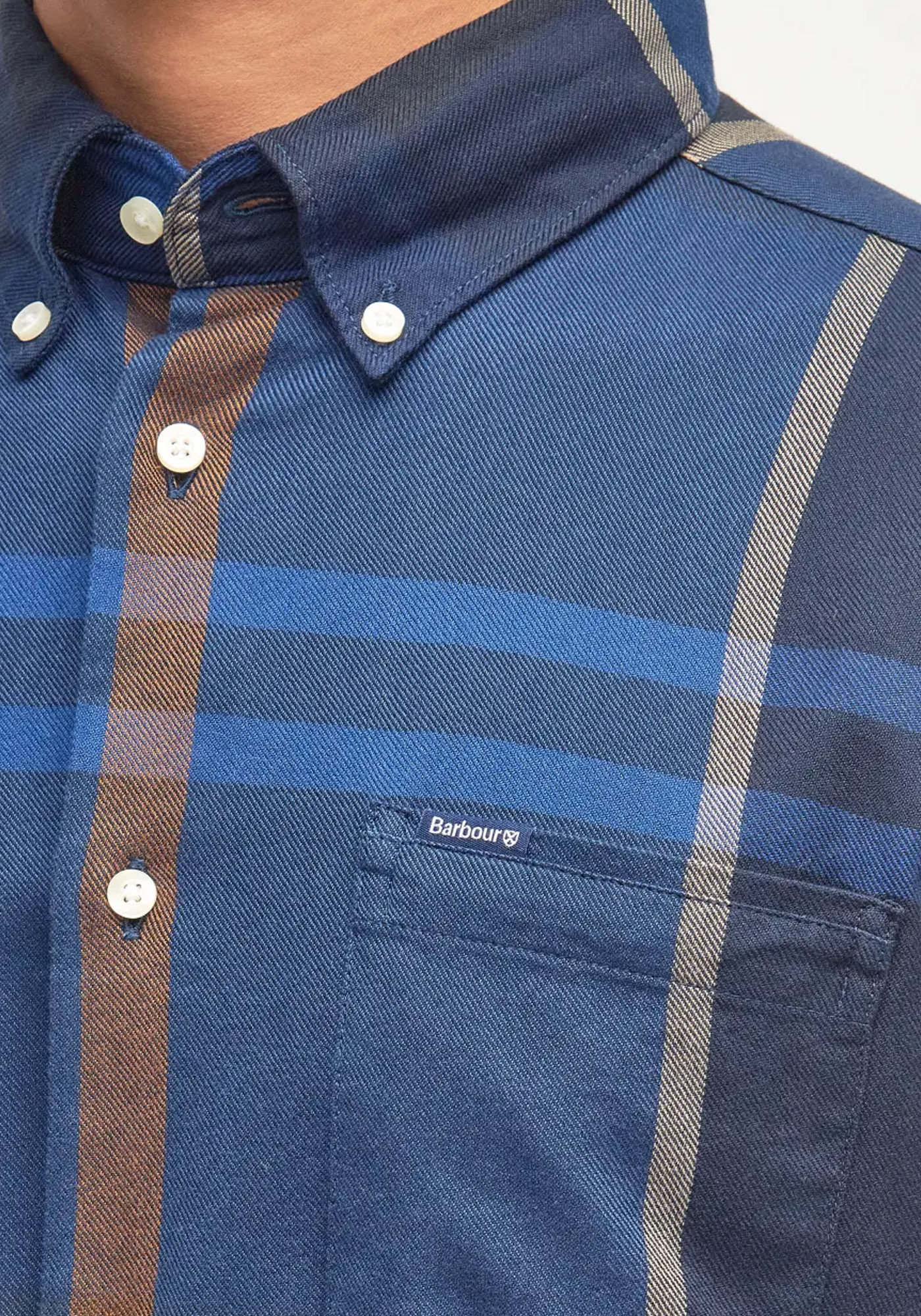 Barbour Πουκάμισο της σειράς Dunoon - MSH4980 BRTN54 Midnight Tartan