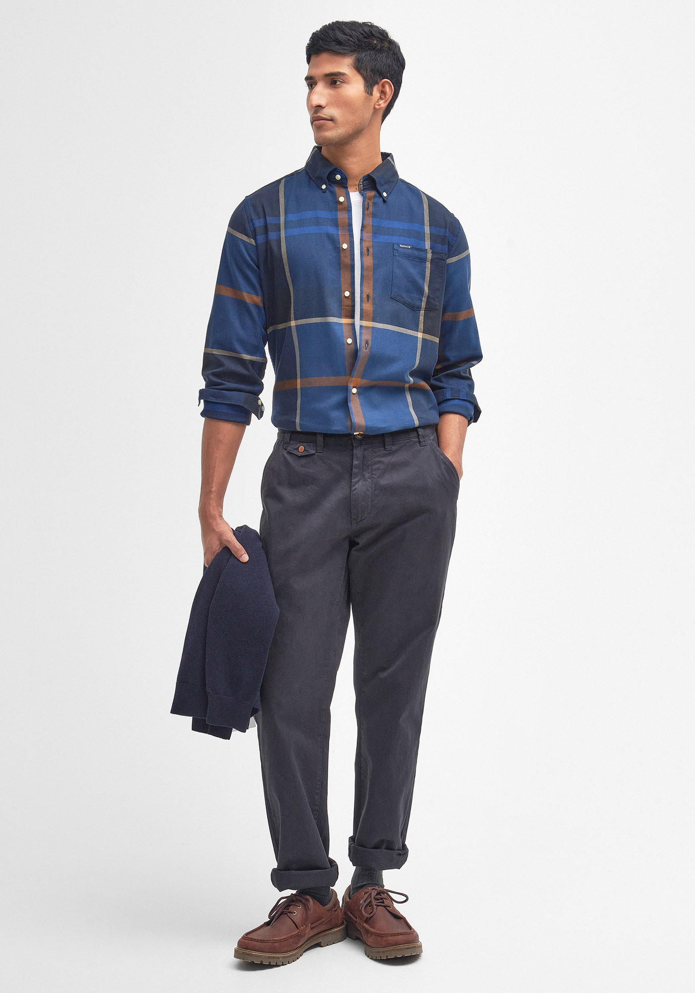 Barbour Πουκάμισο της σειράς Dunoon - MSH4980 BRTN54 Midnight Tartan