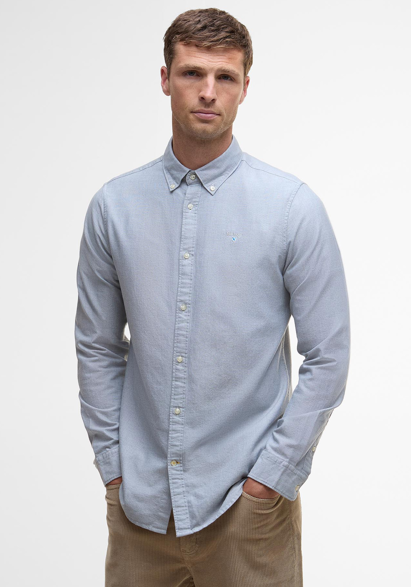 Barbour Πουκάμισο της σειράς Oxford - MSH5301 BRBU43 Bluestone