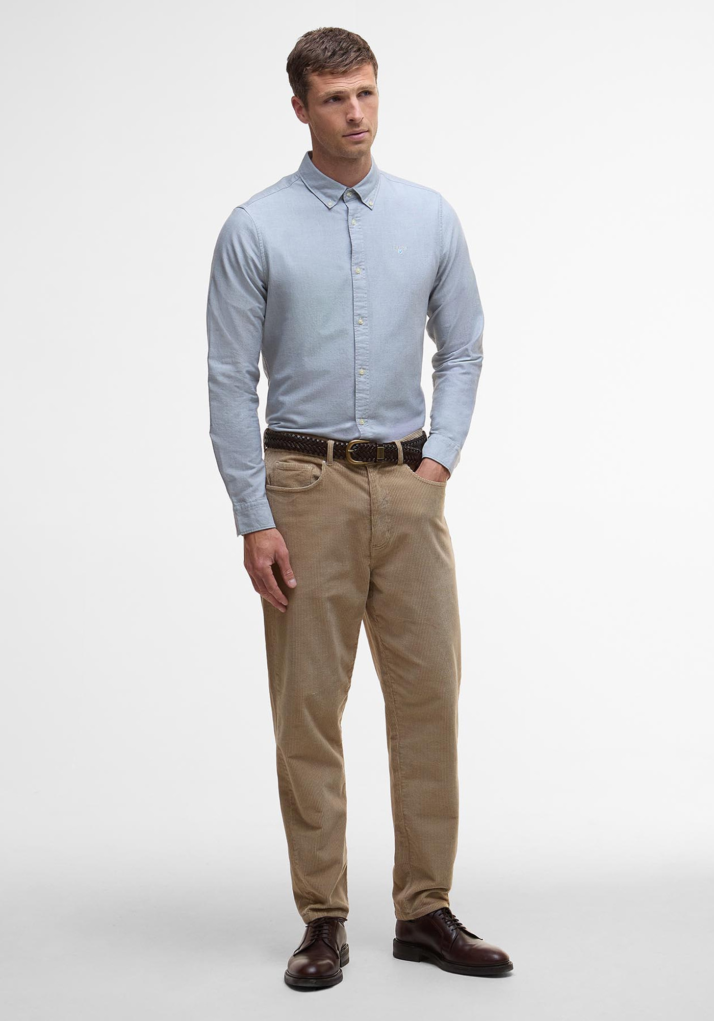 Barbour Πουκάμισο της σειράς Oxford - MSH5301 BRBU43 Bluestone