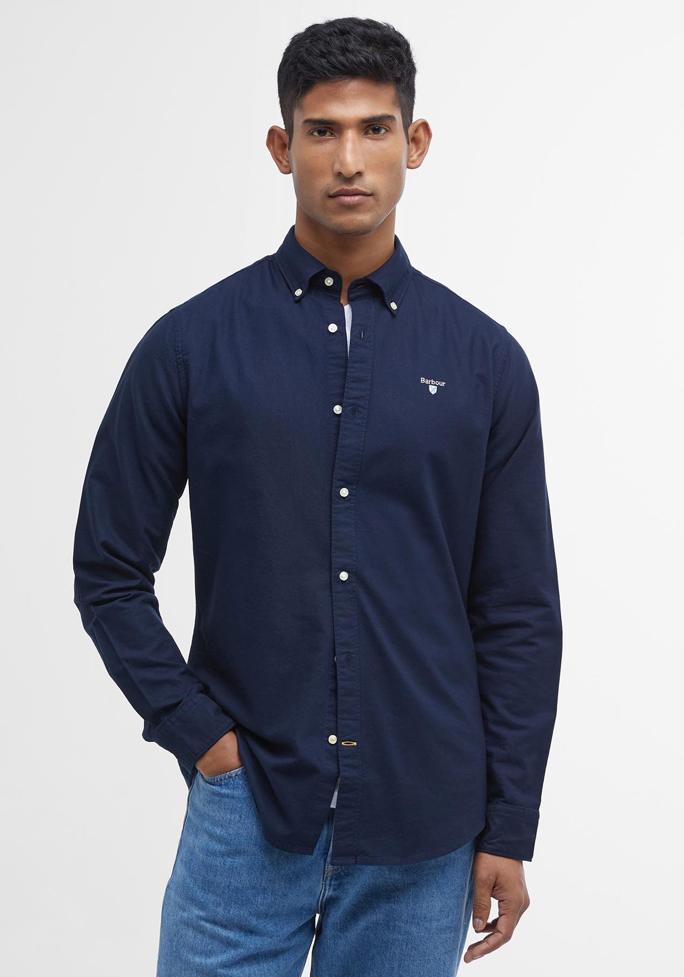 Barbour Πουκάμισο της σειράς Oxford - MSH5301 BRNY91 Classic Navy