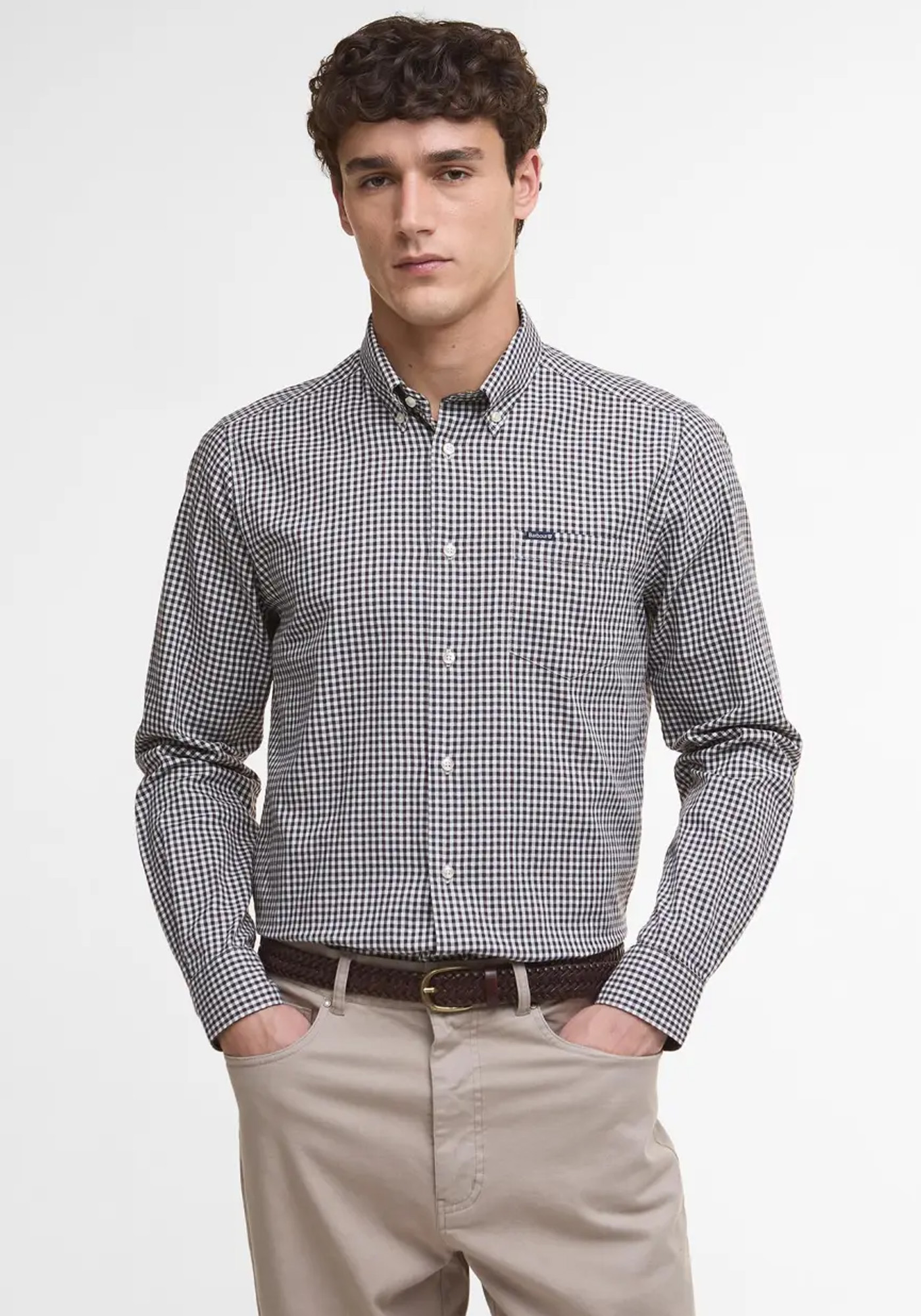 Barbour Πουκάμισο της σειράς Padshaw - MSH5027 BRBR17 Dark Oak