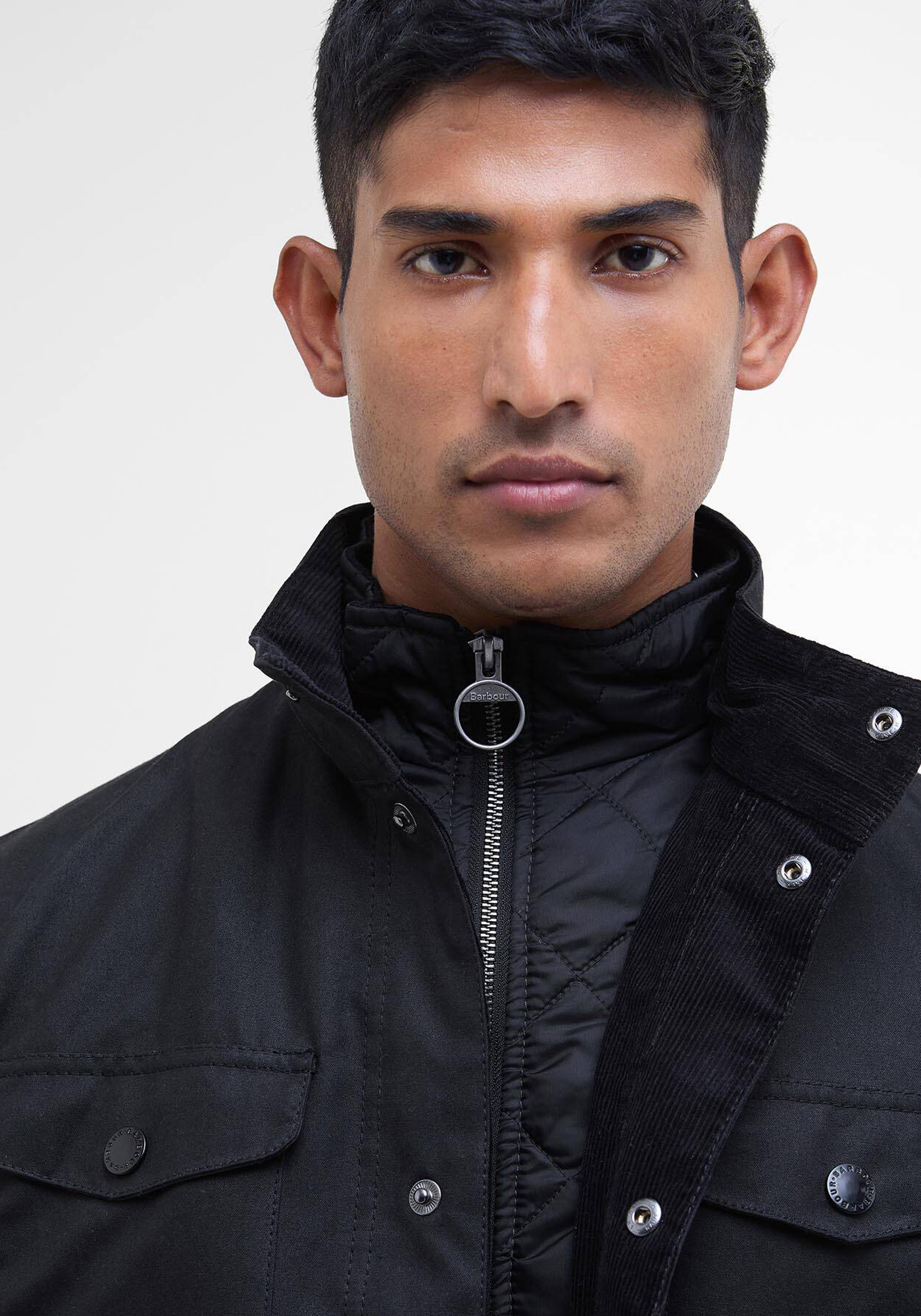 Barbour Κερωμένο Jacket της σειράς Ogston - MWX0700 BRBK11 Black φωτογραφία