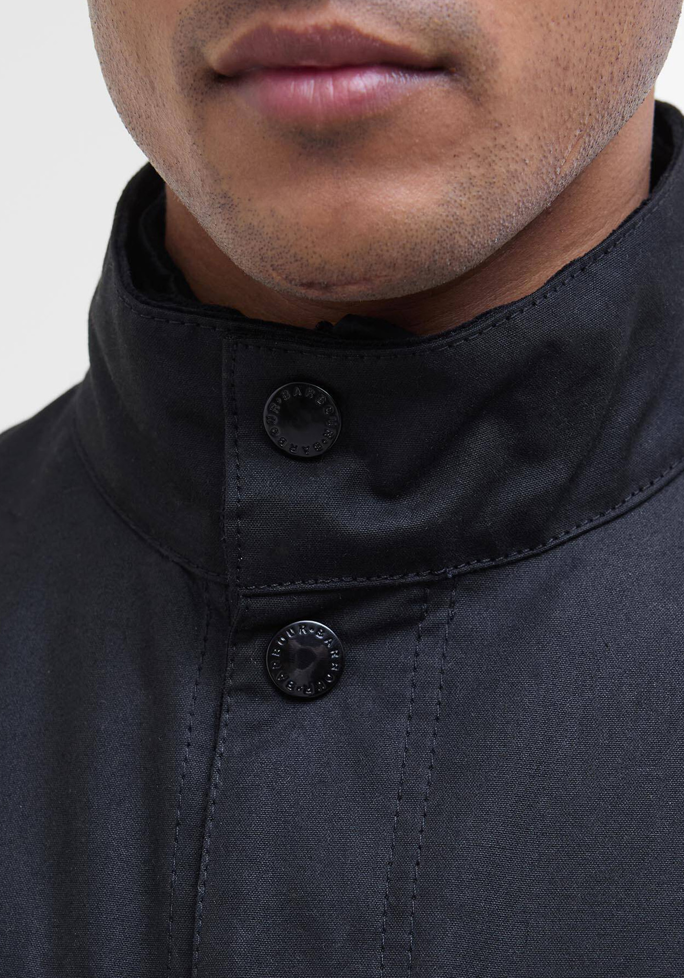 Barbour Κερωμένο Jacket της σειράς Ogston - MWX0700 BRBK11 Black φωτογραφία