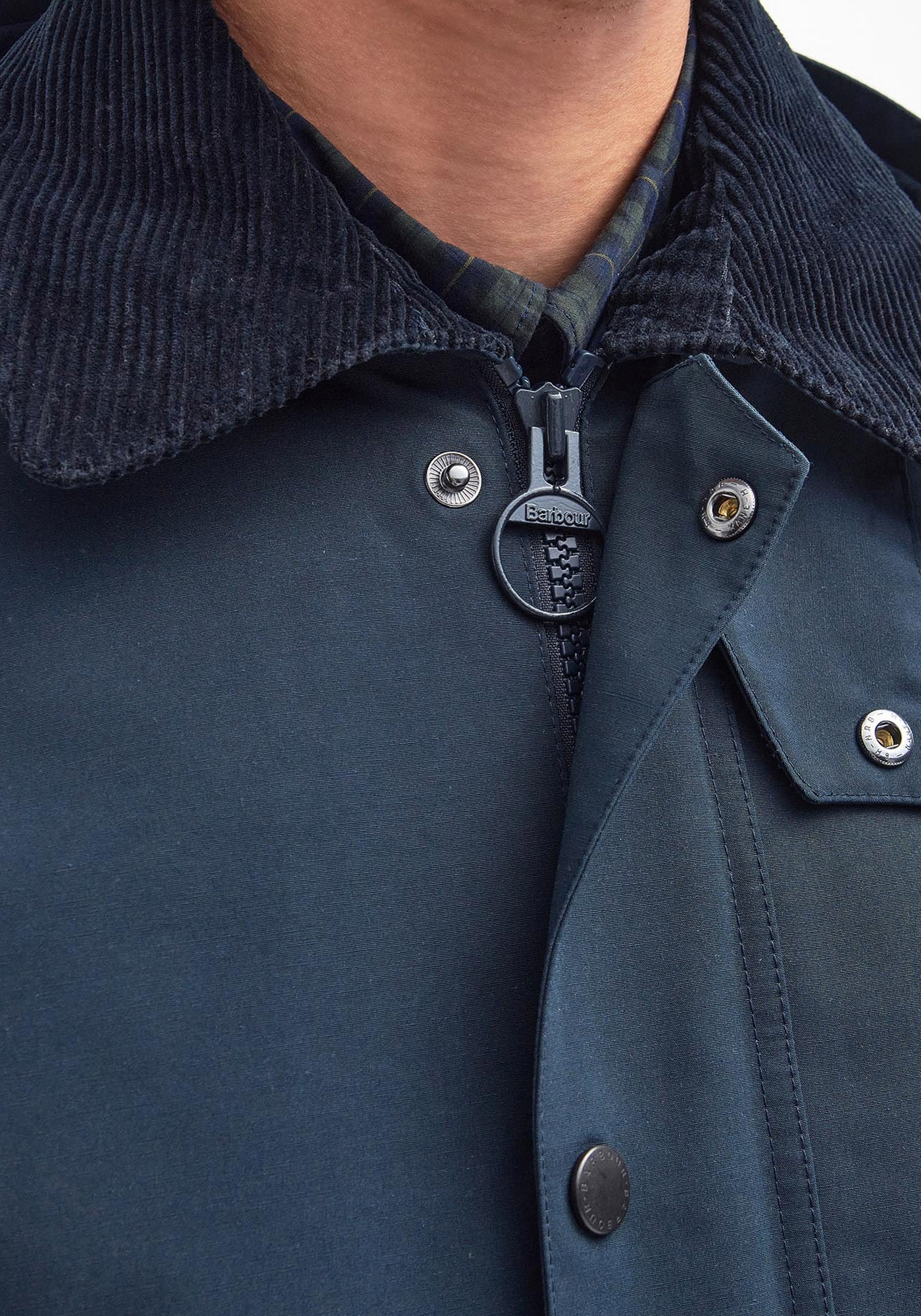 Barbour Μπουφάν της σειράς Ashby - MWB1001 BRNY51 Classic Navy φωτογραφία