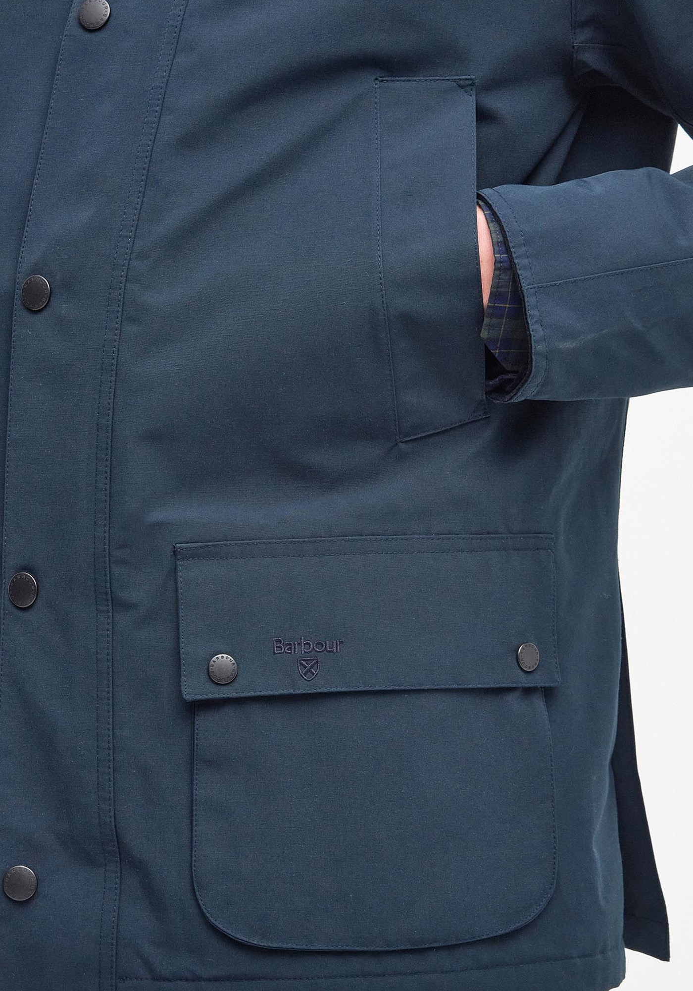 Barbour Μπουφάν της σειράς Ashby - MWB1001 BRNY51 Classic Navy φωτογραφία