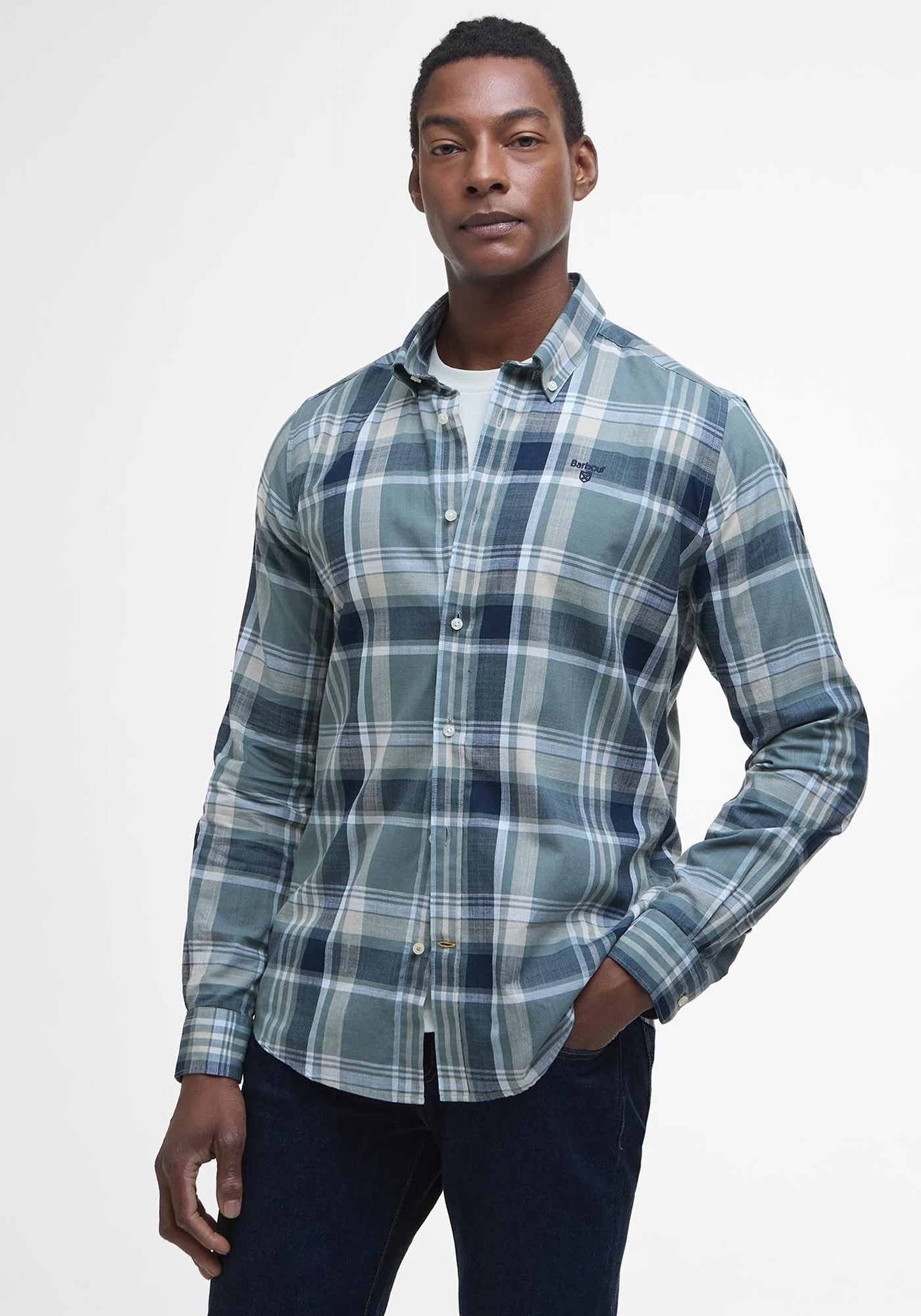 Barbour Barbour Πουκάμισο της σειράς Kidd - MSH5295 TE31 Vintage Teal