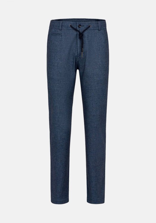 Bugatti Υφασμάτινο Παντελόνι της σειράς Chino - 4036 66883B 360 Blue φωτογραφία