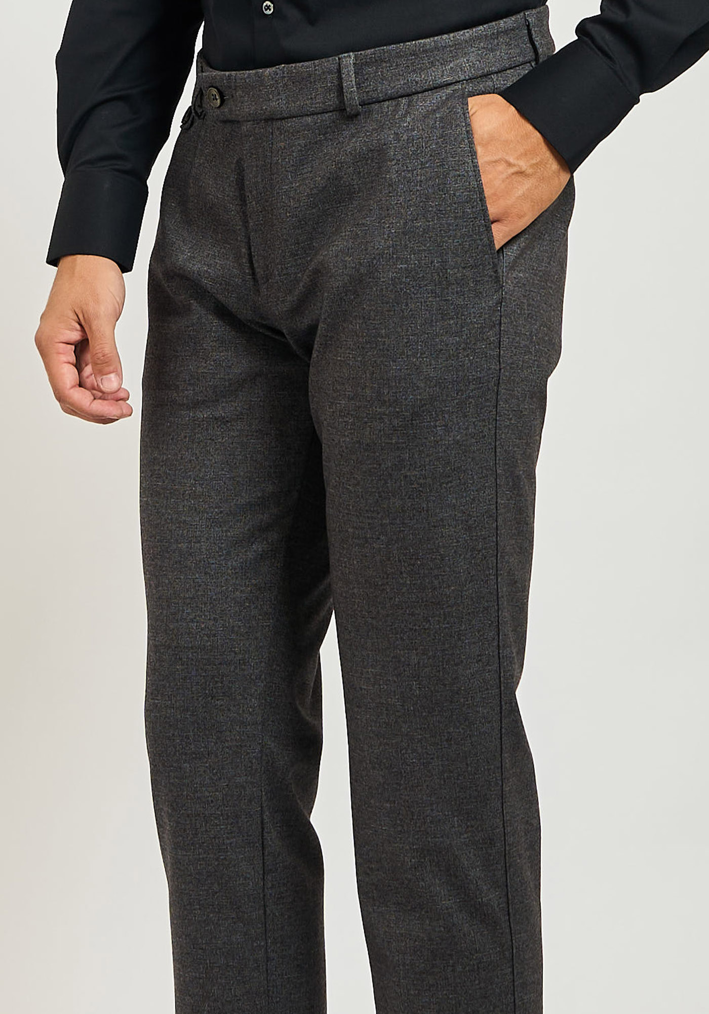 Bugatti Υφασμάτινο Παντελόνι της σειράς Chino - 4096 86844D 80 Grey φωτογραφία