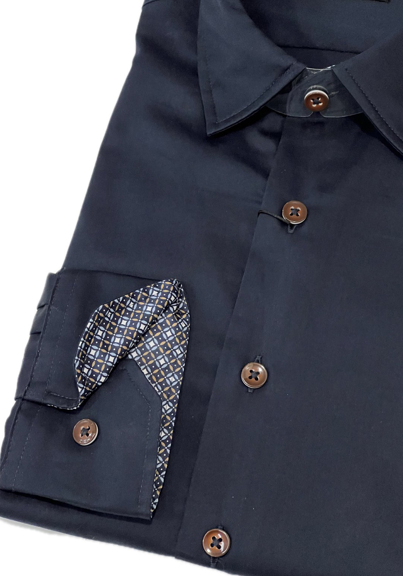 Bugatti Πουκάμισο της σειράς Graphic - 9750 88507D 390 Blue φωτογραφία