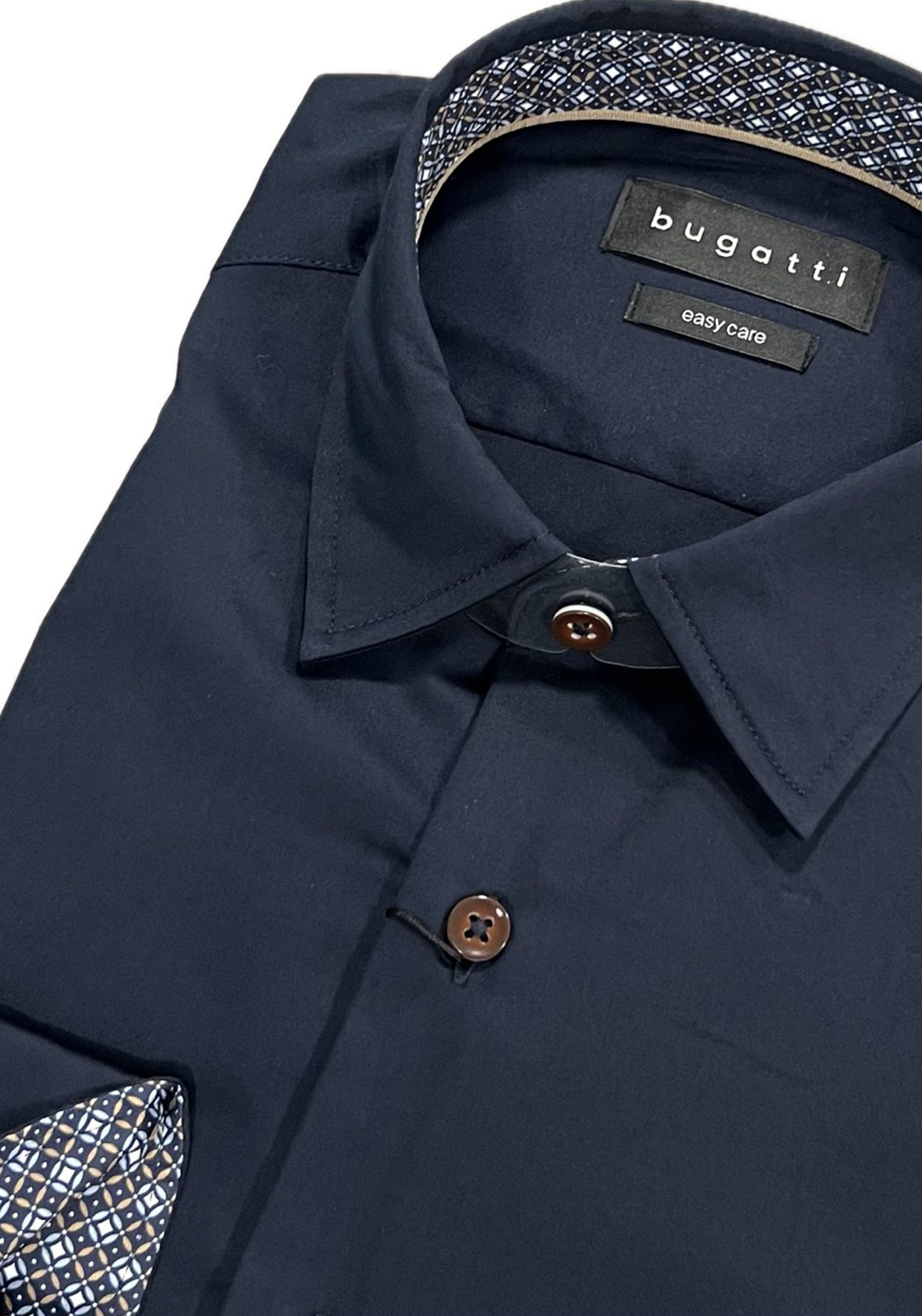 Bugatti Πουκάμισο της σειράς Graphic - 9750 88507D 390 Blue φωτογραφία