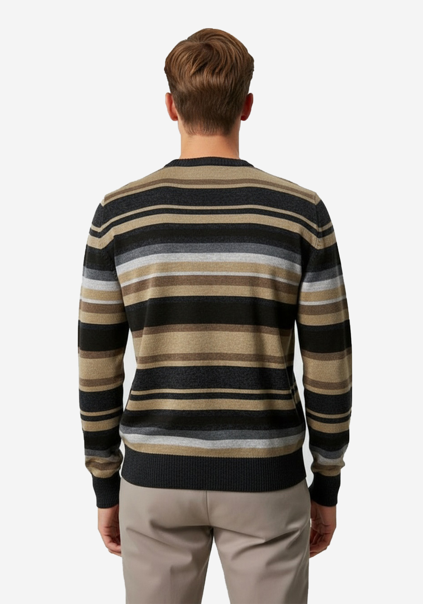 Burlington Pullover της σειράς Stripe - 61633 3511 Anthrazite Multi φωτογραφία