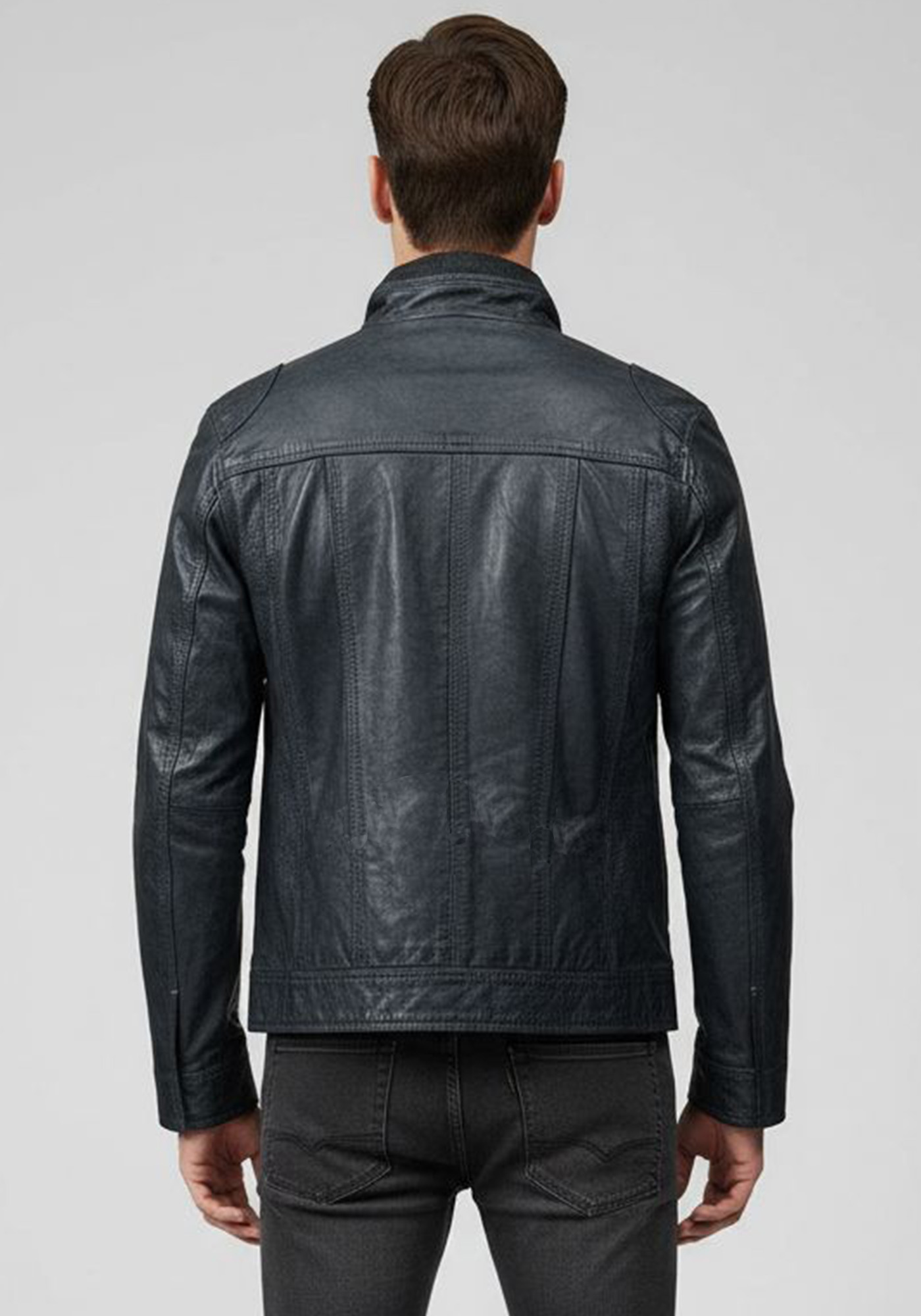 Buxter Δερμάτινο Bomber της σειράς Ismir-A - 20725 2741 Midnight Blue