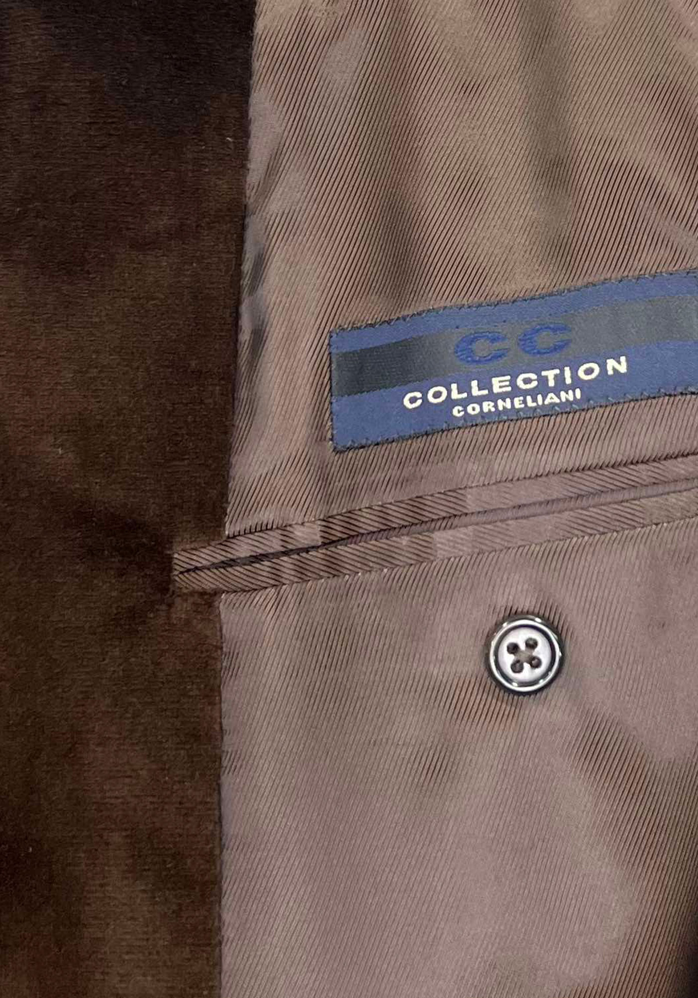 CC Corneliani Velvet Σακάκι της σειράς Sonix - 78 68101 / 31 Brown φωτογραφία