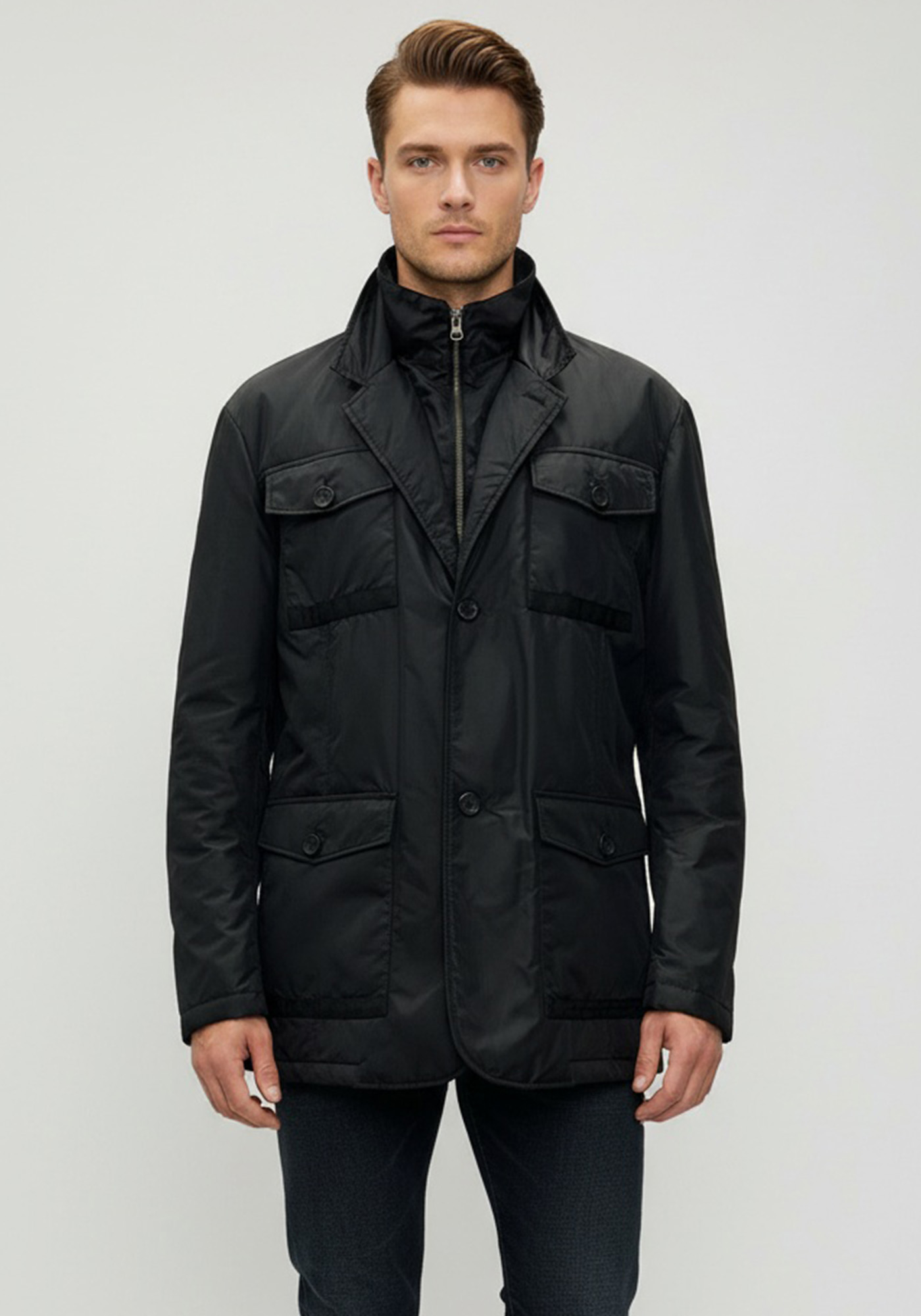 CC Corneliani CC Corneliani Μπουφάν της σειράς Hybrid - 7962 66584 8286 Black