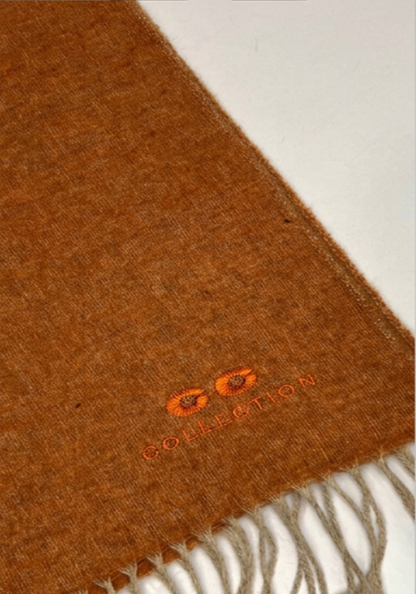 CC Corneliani Κασκόλ Basic - LMB003 089 Burnt Orange φωτογραφία