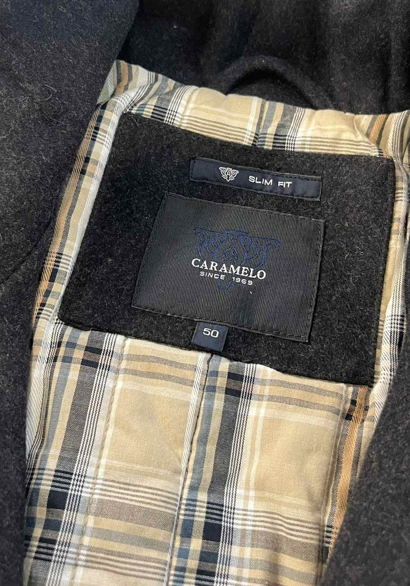 David Moor Παλτό της σειράς Caramelo - 06110 43100 998 Dark Black φωτογραφία