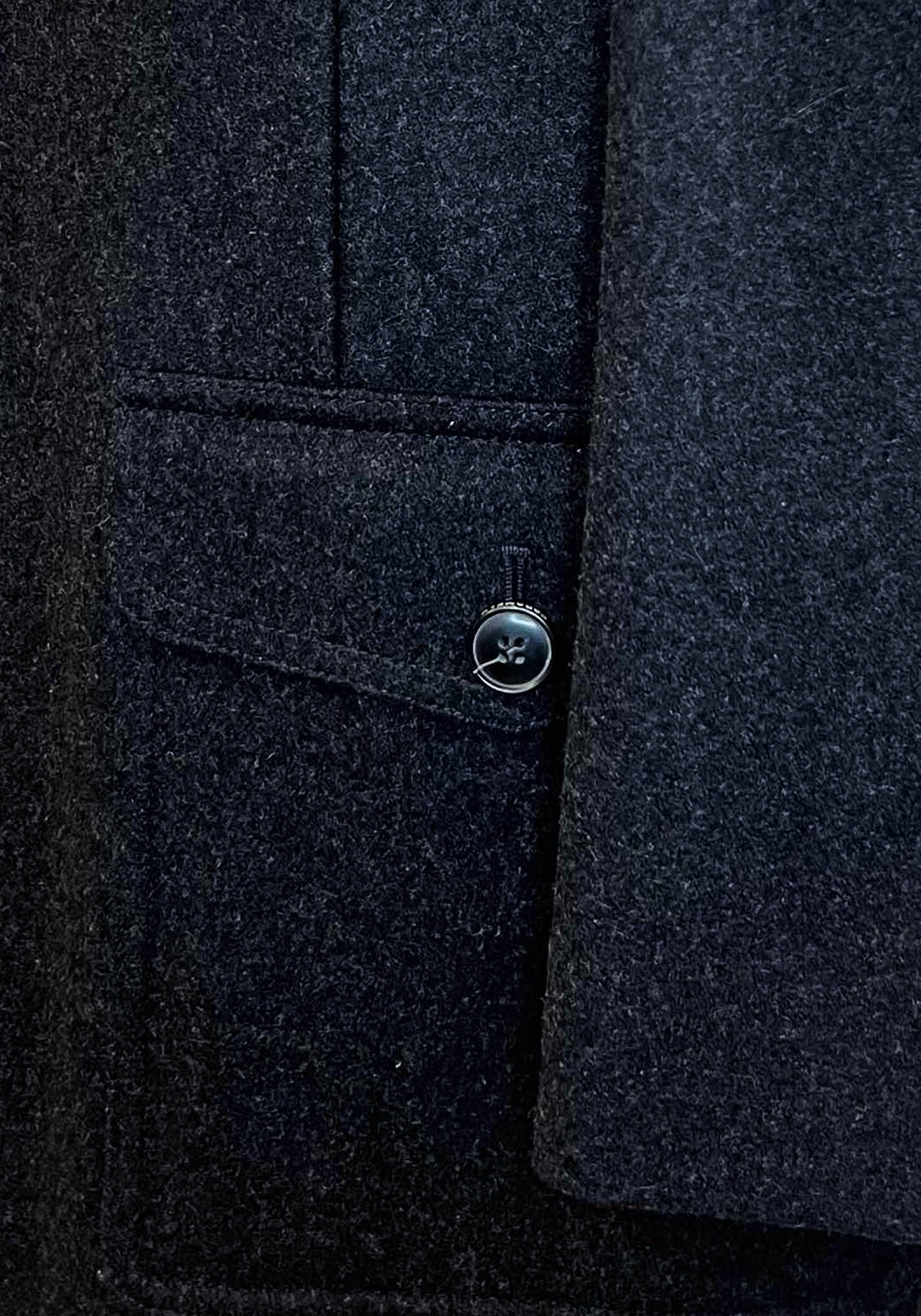 David Moor Παλτό της σειράς Caramelo - 06110 43100 998 Dark Black φωτογραφία