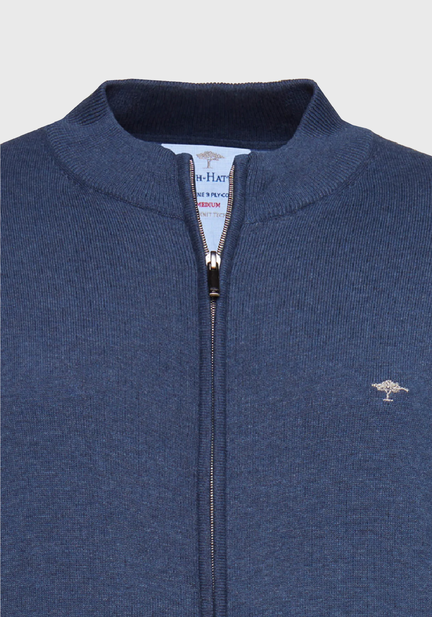 Fynch Hatton Ζακέτα της σειράς Cardigan Zip - SFPK212 680 Night φωτογραφία