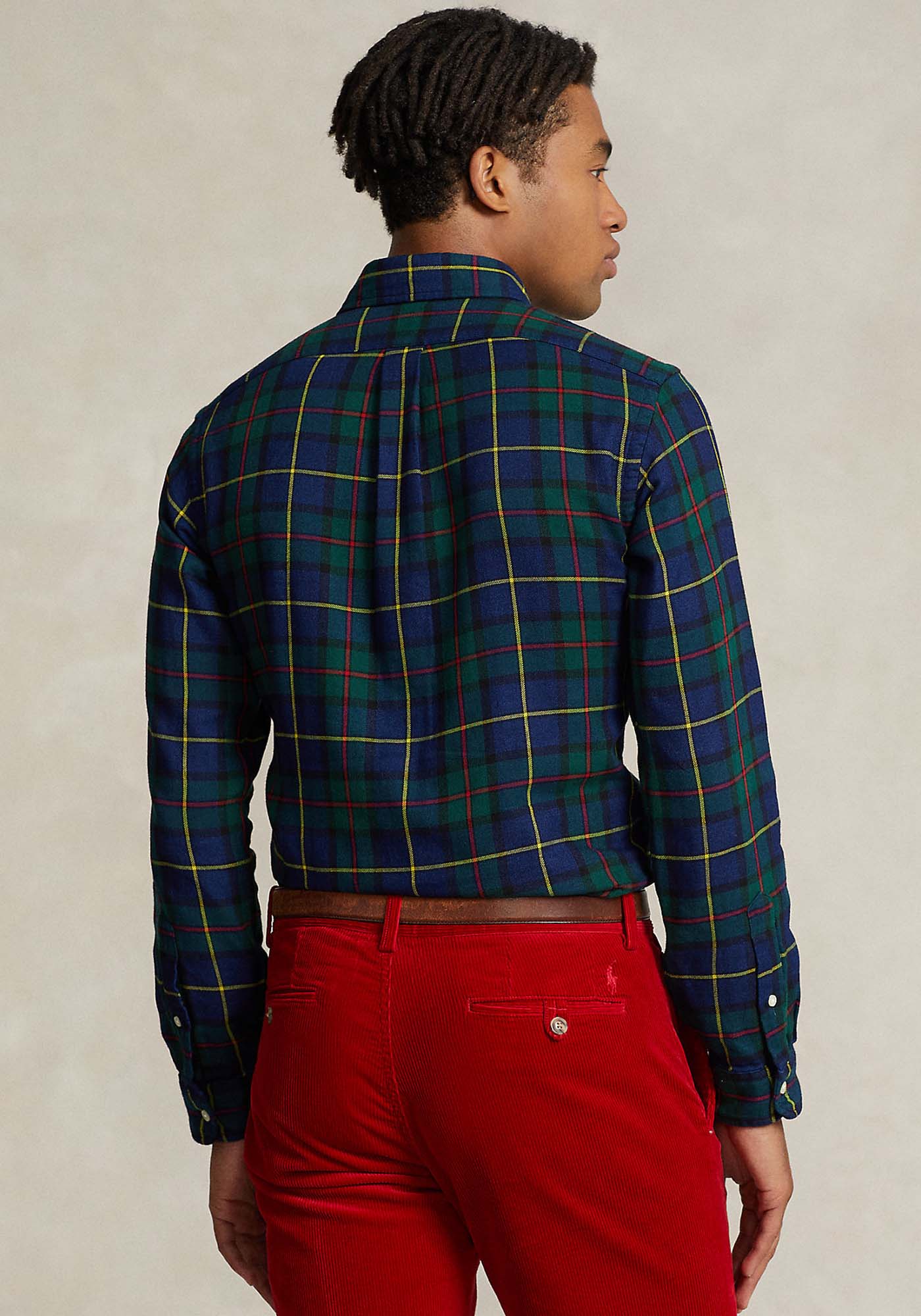 Polo Ralph Lauren Πουκάμισο της σειράς Check - 710922250 001 Green/Navy Multi