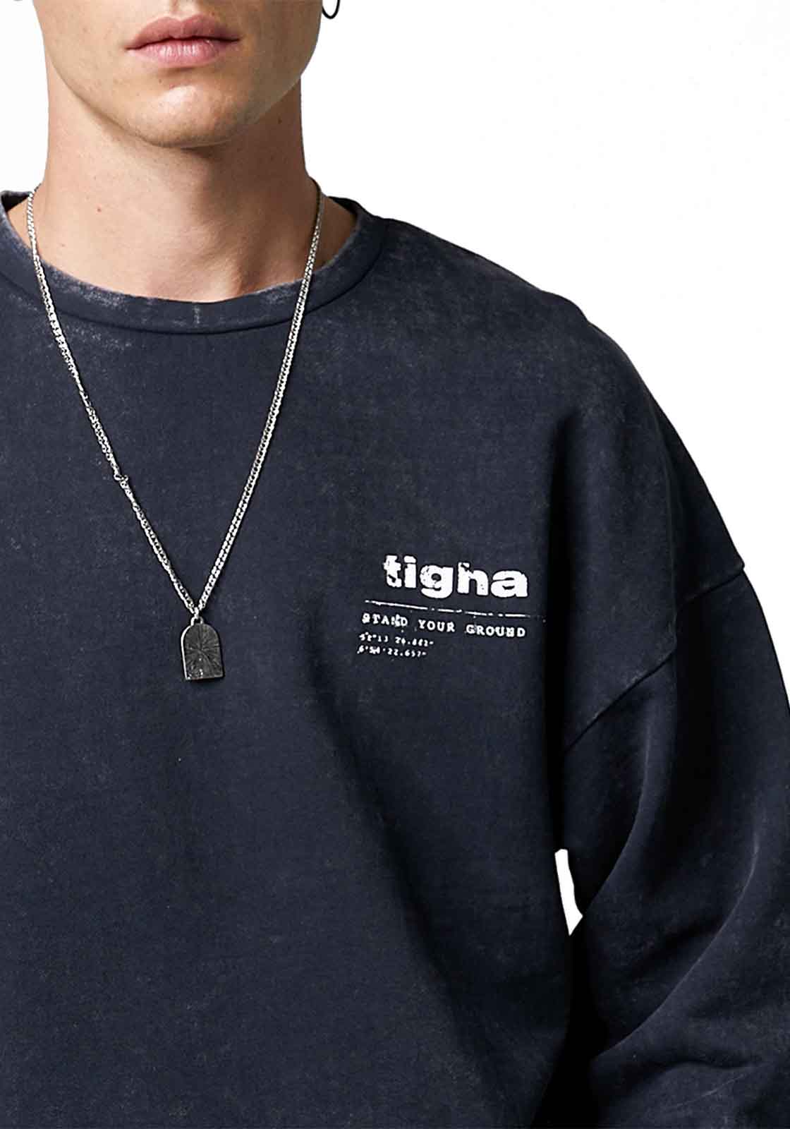 Ανδρικό Pullover σε κανονική γραμμή - Vintage Black 901 φωτογραφία