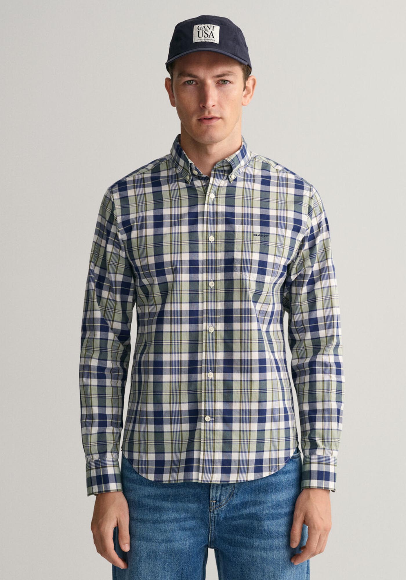 Gant GANT Πουκάμισο της σειράς Colorful Check - 3230056 362 Kalamata Green