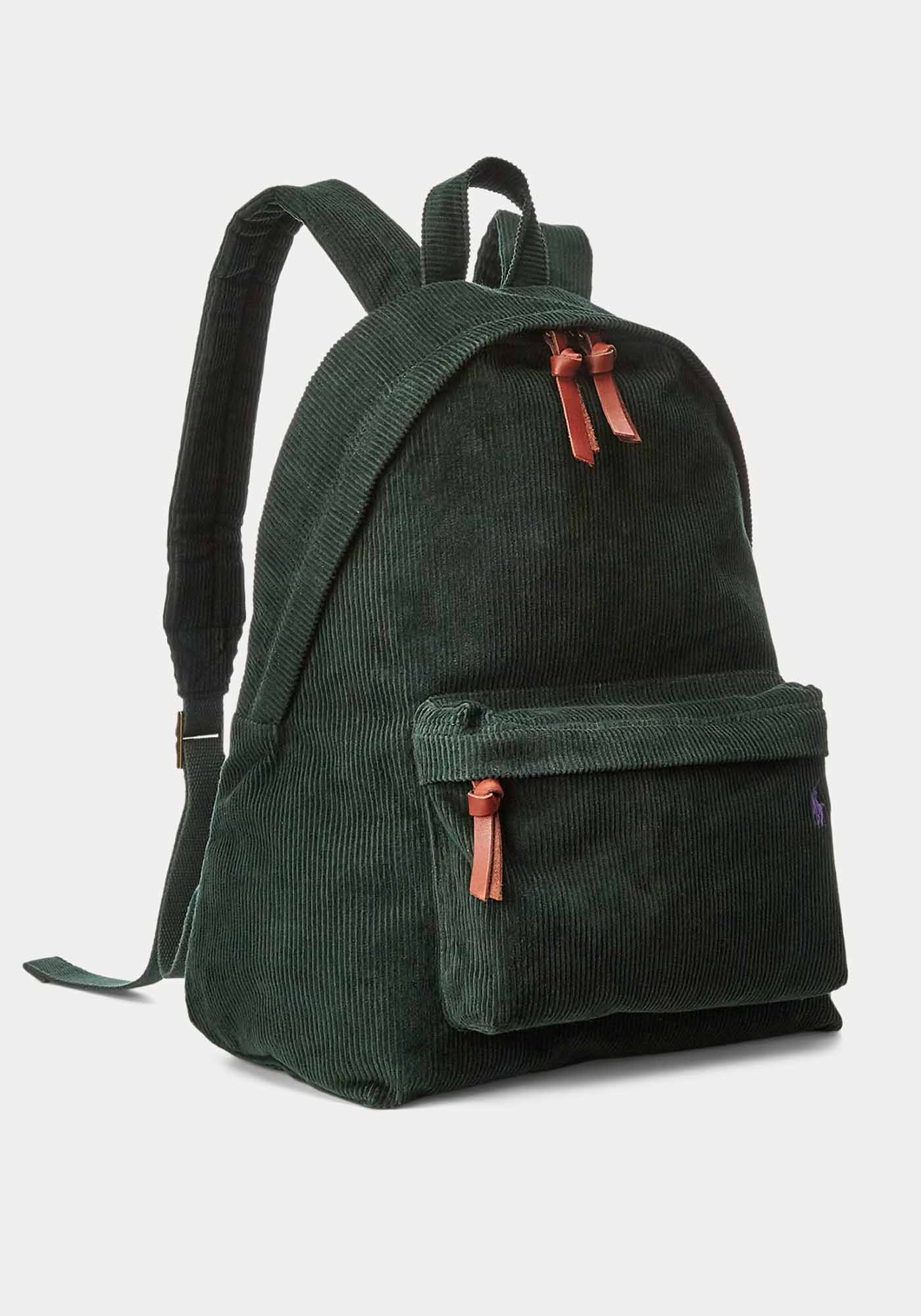 Polo Raplh Lauren Backpack της σειράς Corduroy - 405877068 001 Green