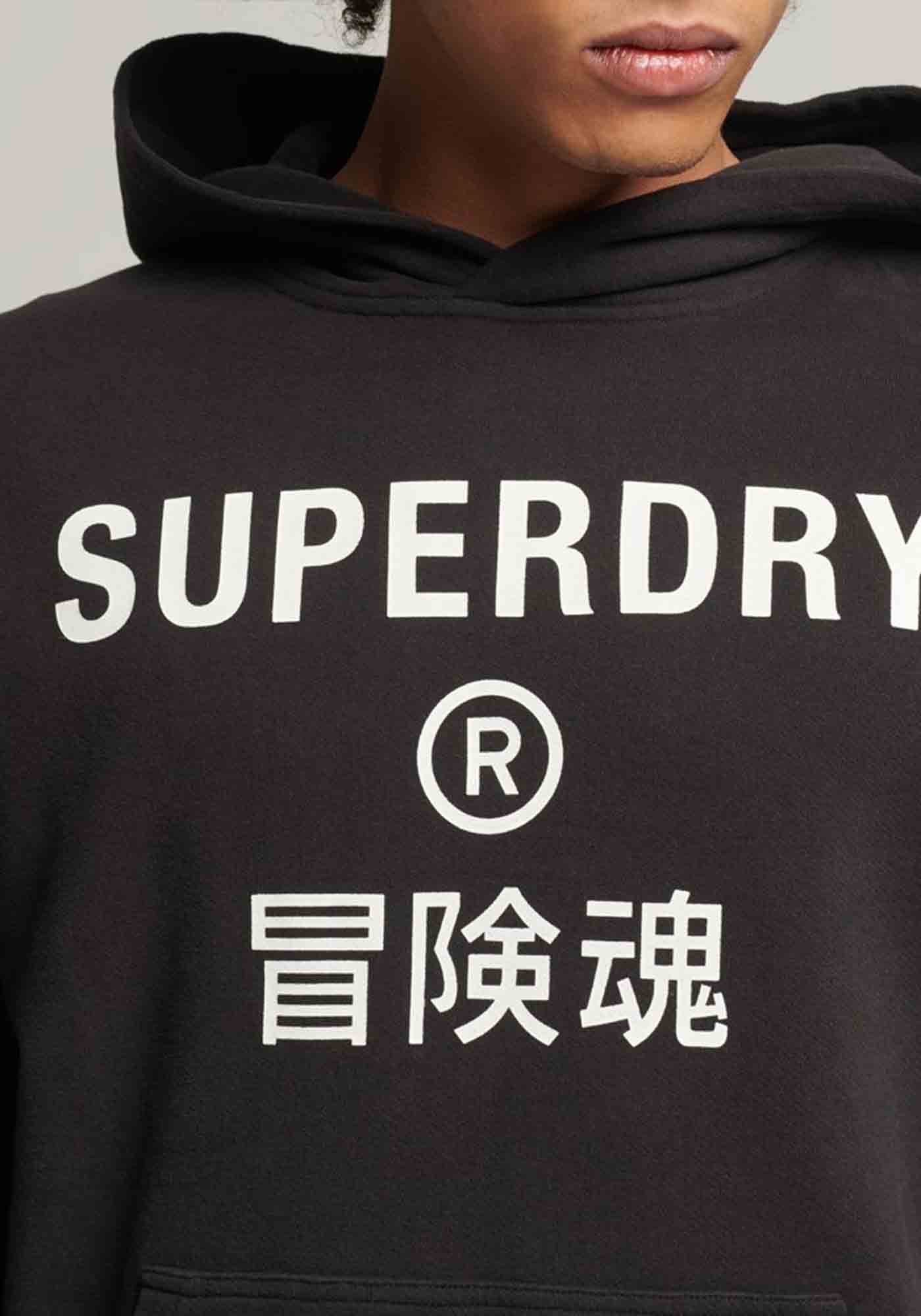 Superdry Φούτερ της σειράς Core - M2011899A 02A Black φωτογραφία