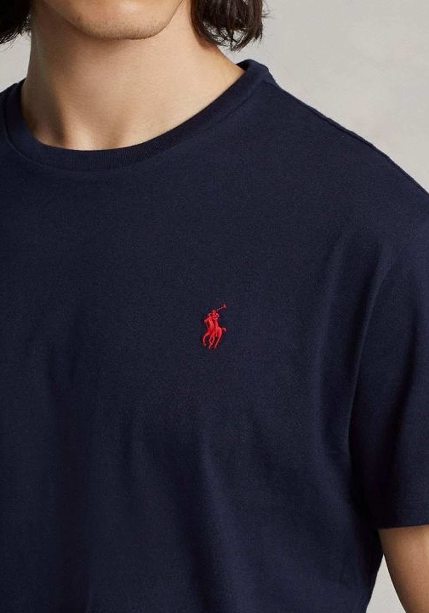 Polo Ralph Lauren T Shirt της σειράς Crewneck - 710680785 004 Navy φωτογραφία