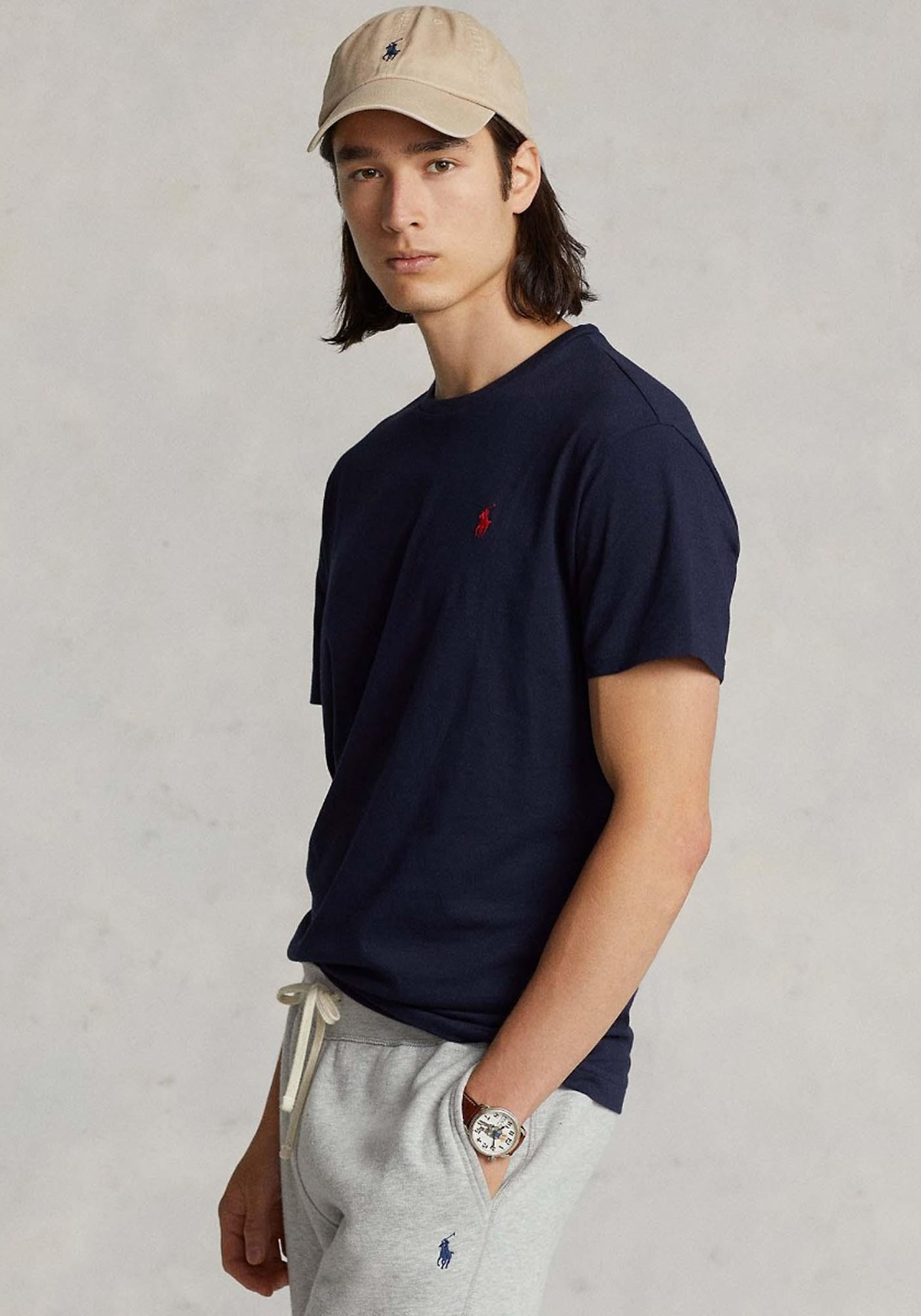 Polo Ralph Lauren T Shirt της σειράς Crewneck - 710680785 004 Navy