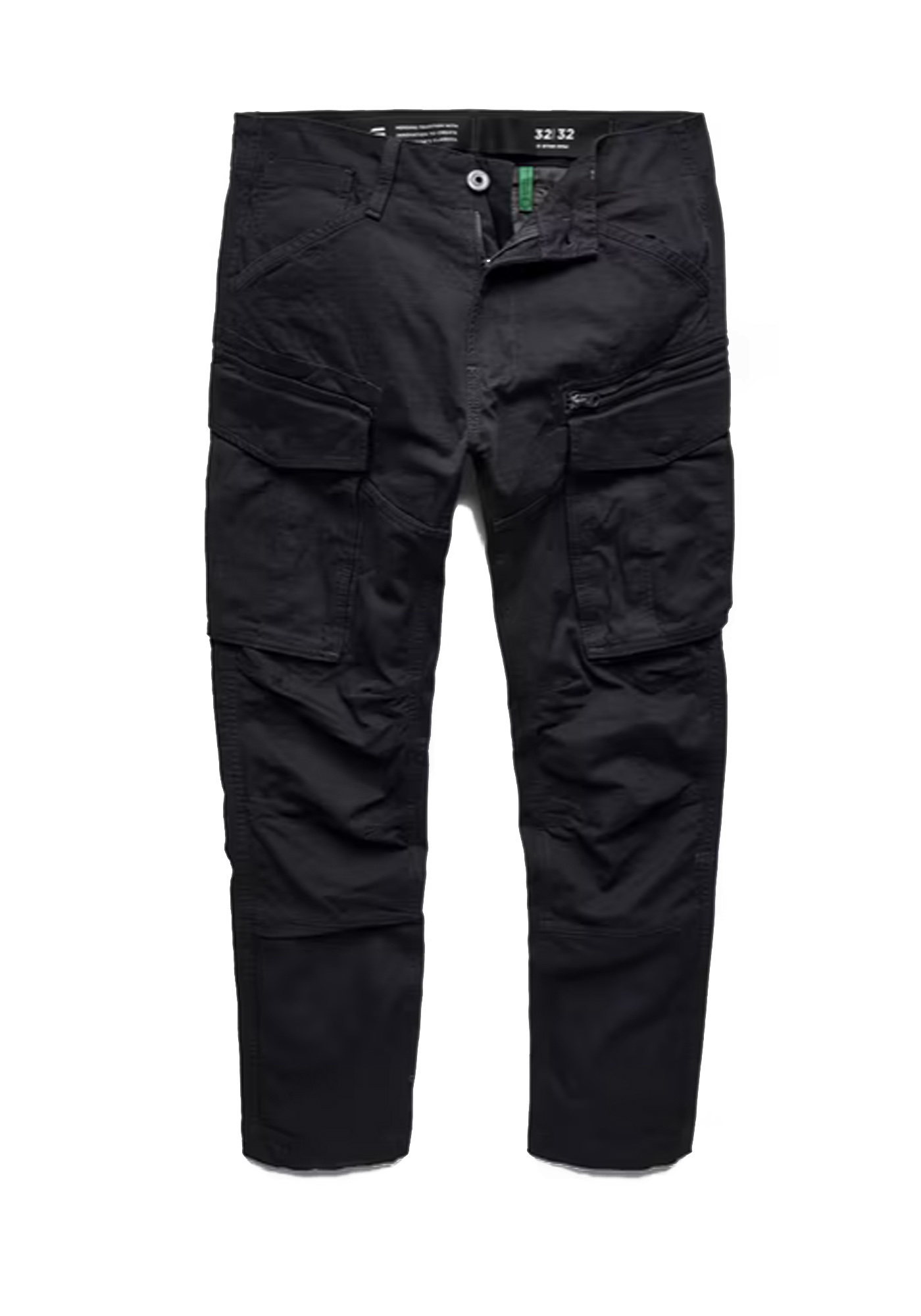 G-STAR G Star Cargo Παντελόνι της σειράς Rovic Zip 3D Straight Tapered - D02190 C951 6484 Black