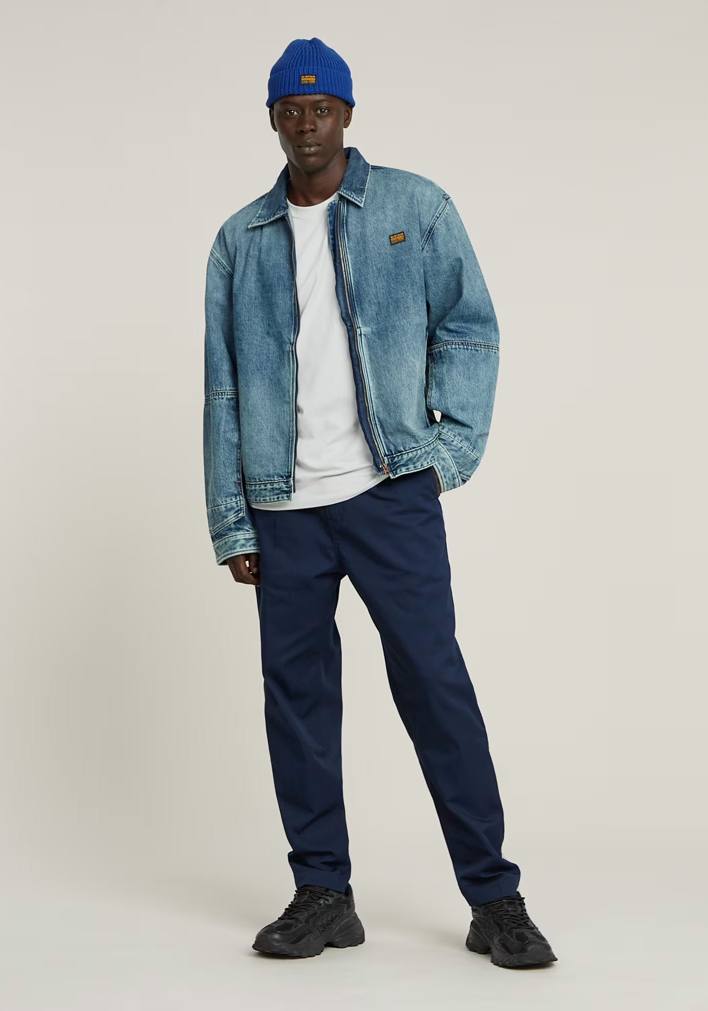 G Star Παντελόνι της σειράς Chino - D24543 D967 C742 Dark Blue φωτογραφία