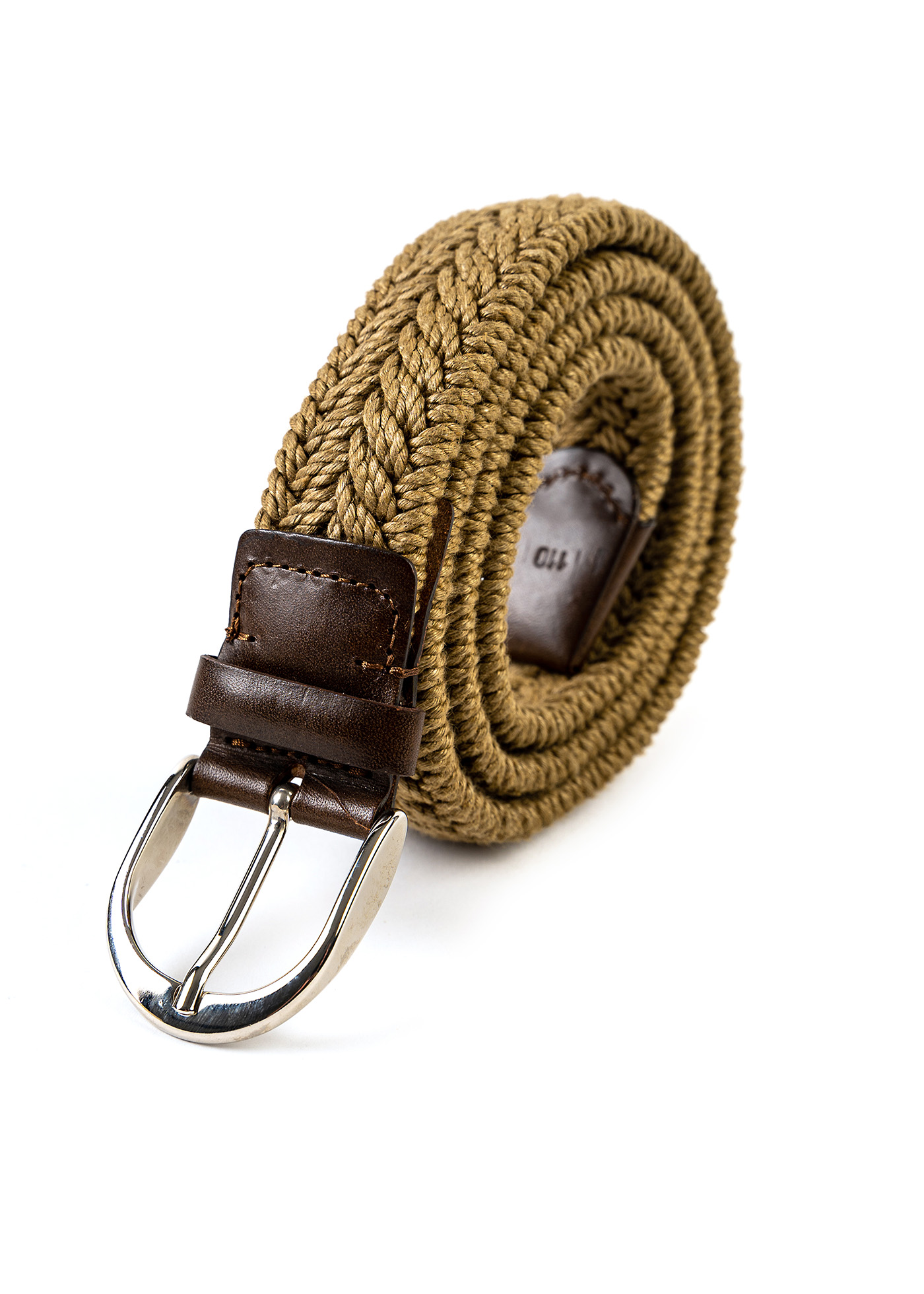 Stefano Corsini Ortolani Braided Belt - Ecru
