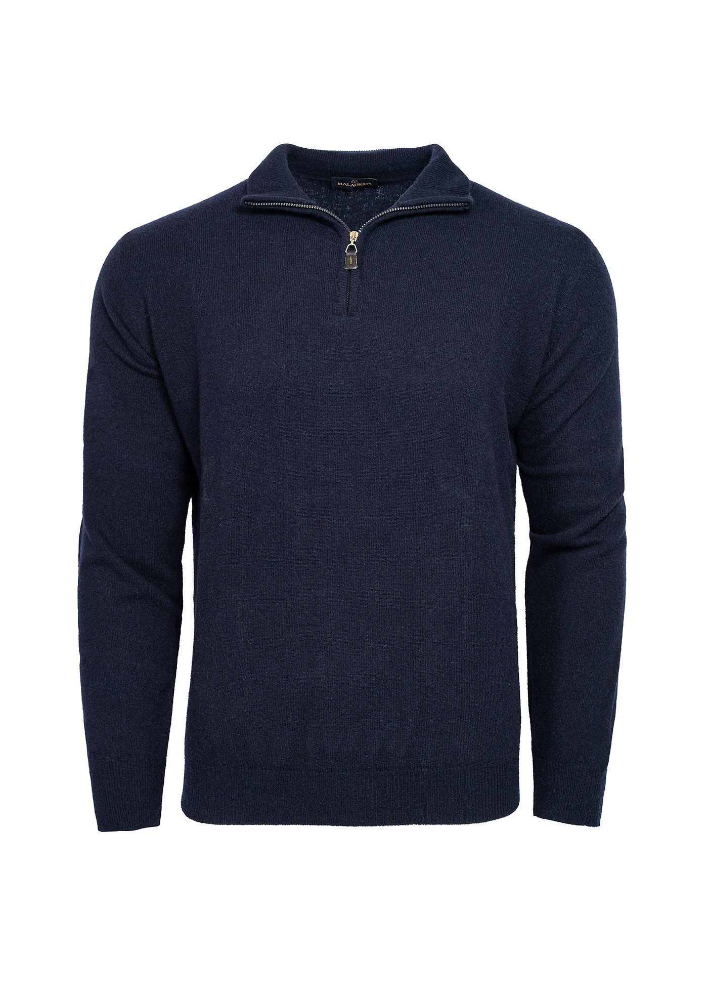 Malagrida Half Zip Mπλούζα σε κλασσική γραμμή - 10 5140 - 407 Blue