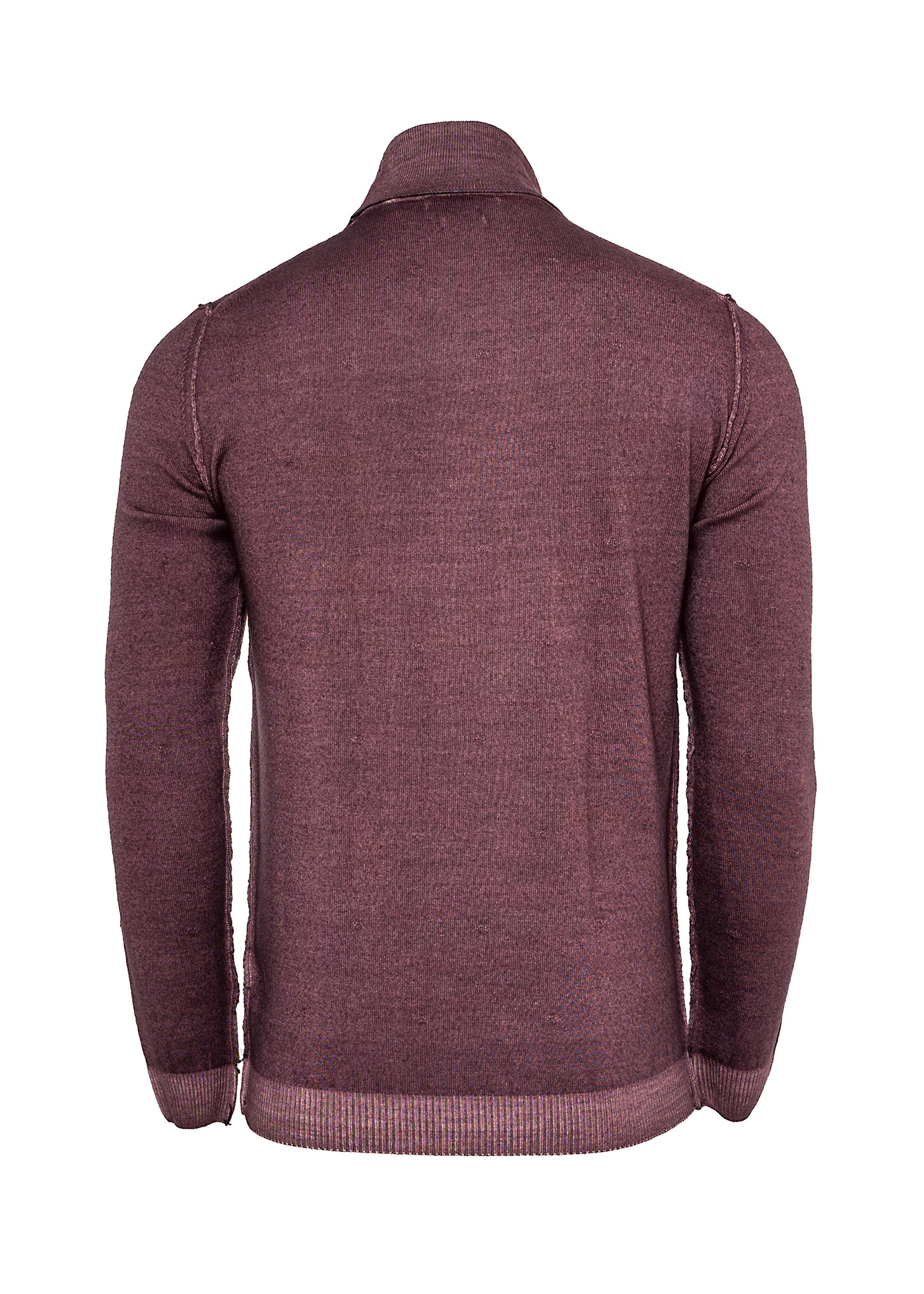 Ανδρική Roll-Neck Dolcevita - MI1847H Wine φωτογραφία