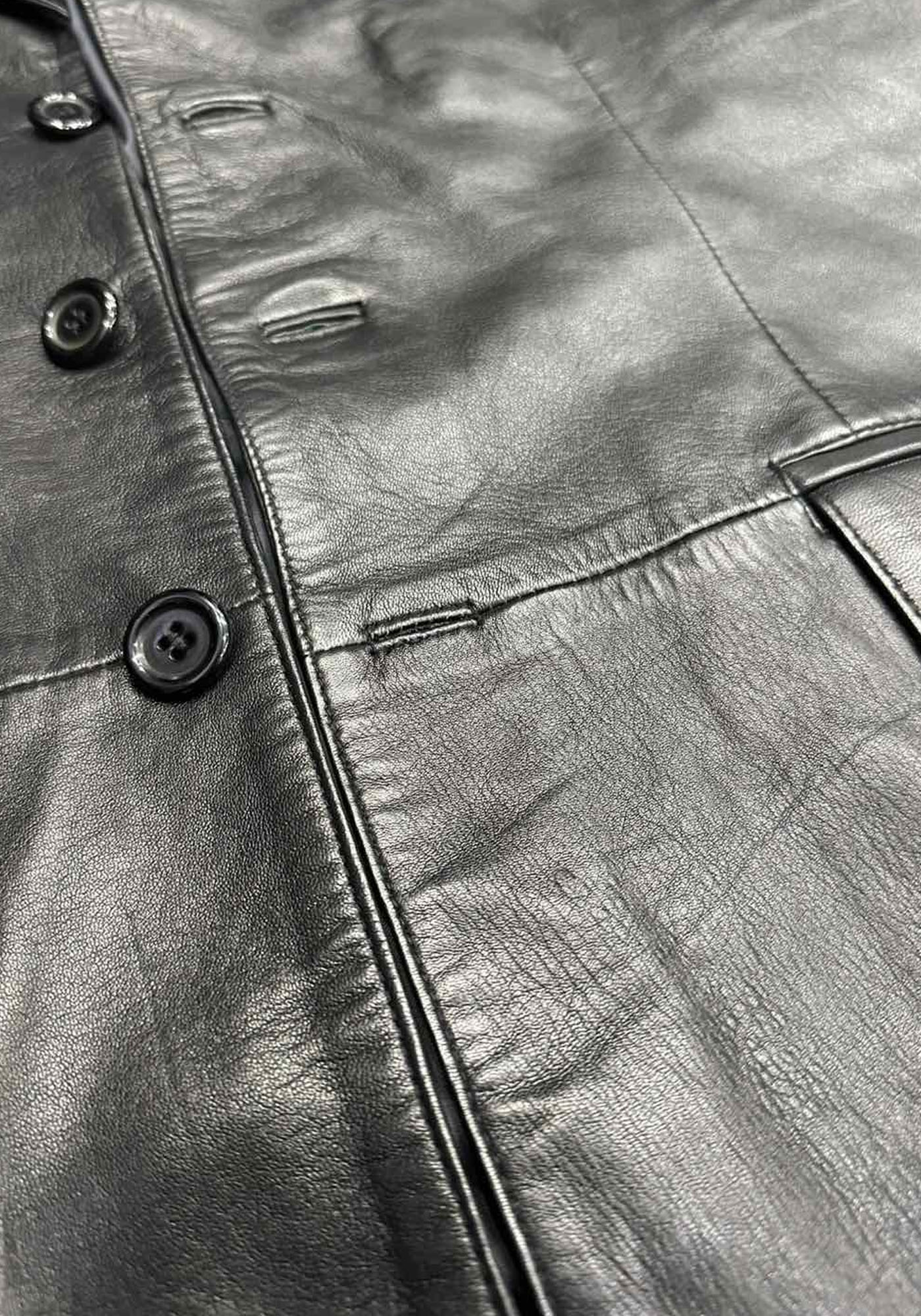 David Moor Δερμάτινο Μπουφάν της σειράς Jacket - DVDM123 10 Black φωτογραφία