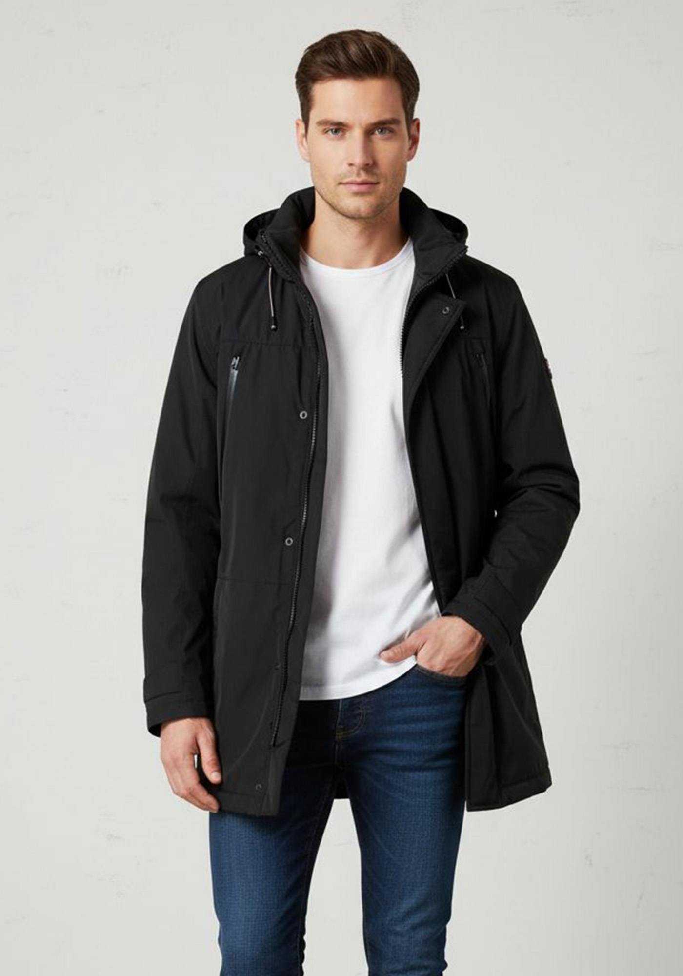 Daniel Hechter Parka της σειράς H-XTECH - 50148 142240 990 Black