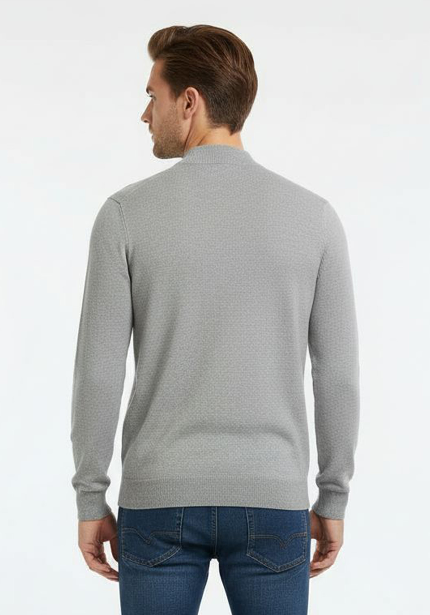 Daniel Hechter Ημί-ζιβάγκο της σειράς Turtleneck - 65001 122801 930 Grey