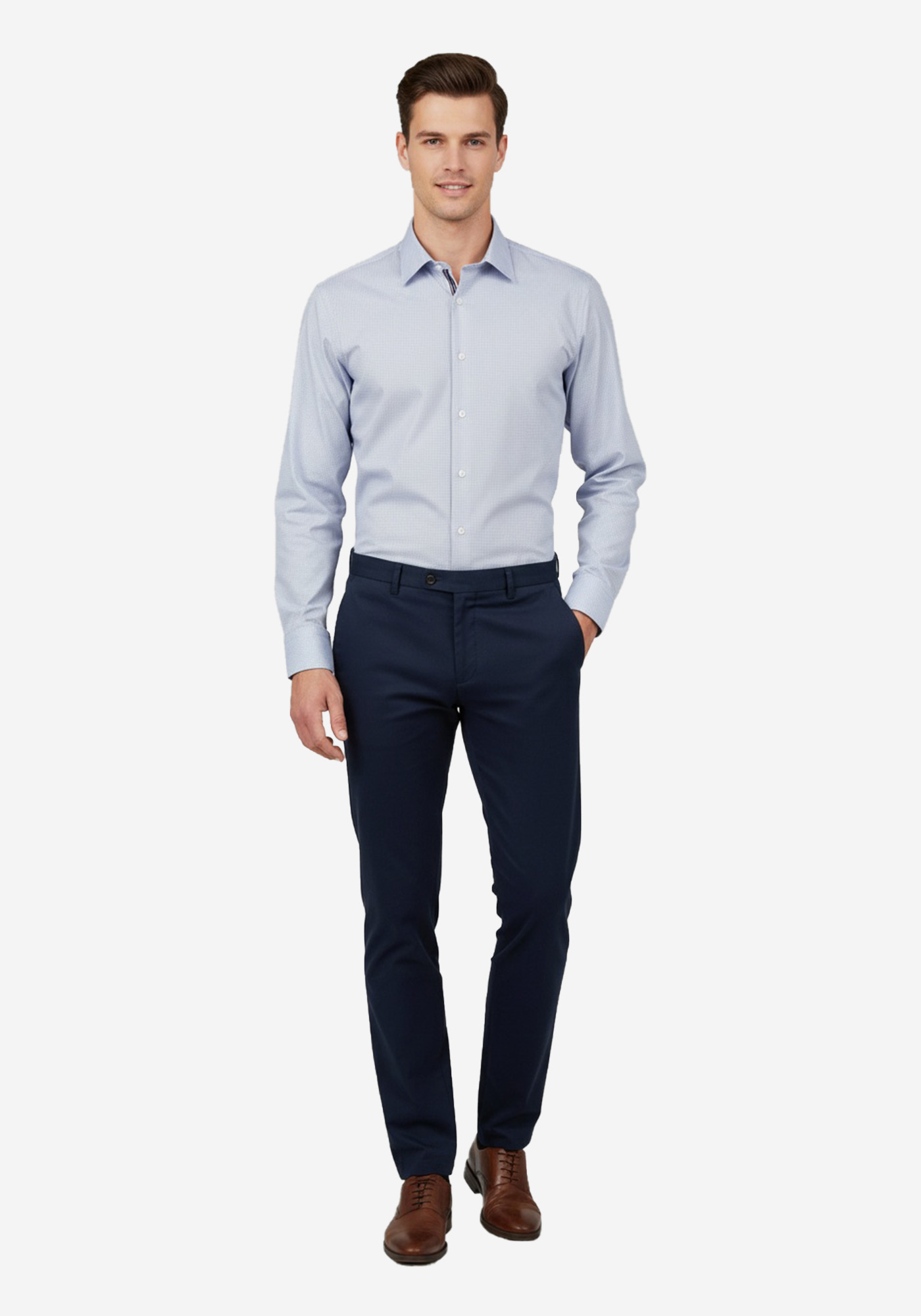 Daniel Hechter Πουκάμισο της σειράς Dress - 60208 151520 650 Blue