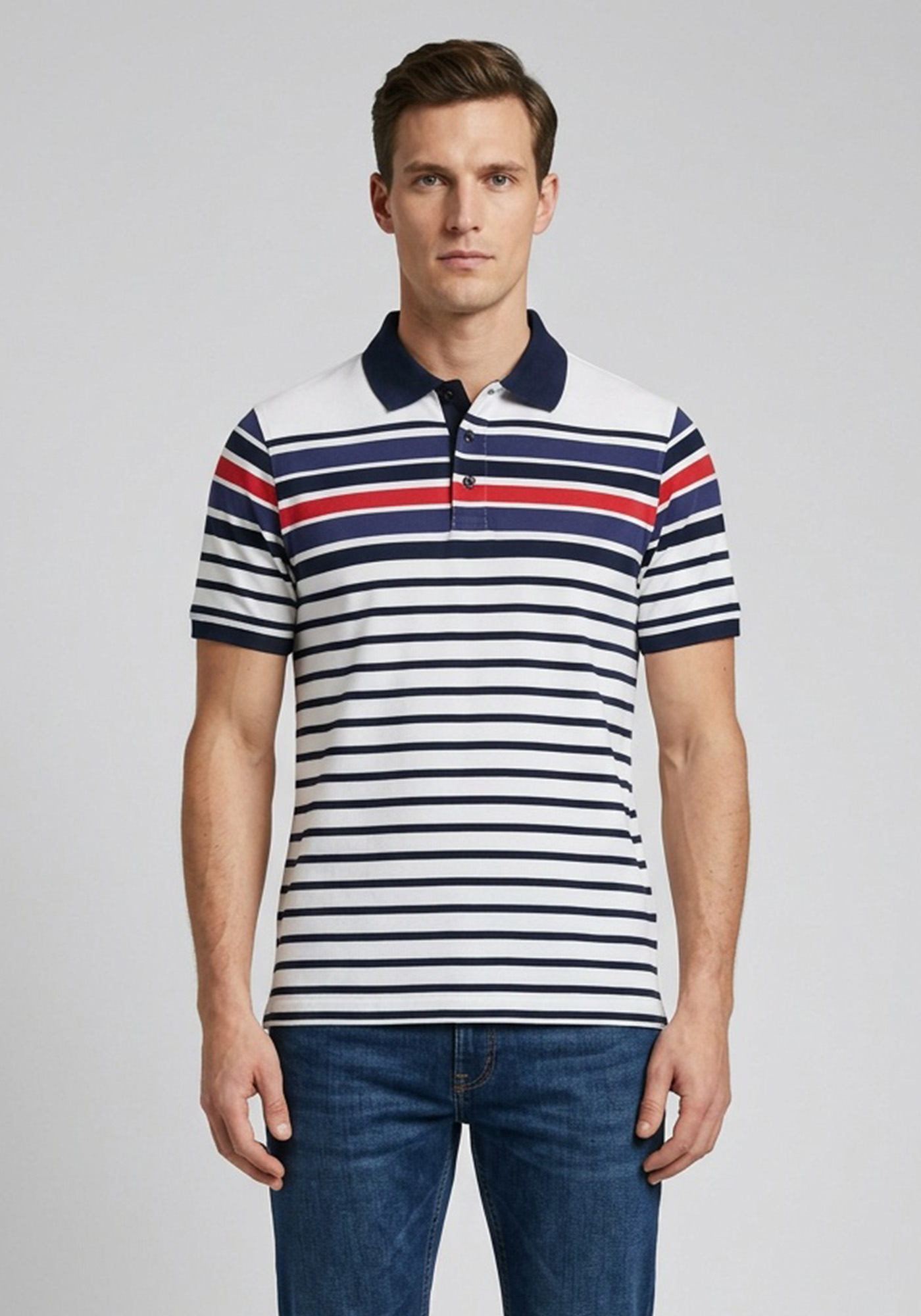 Daniel Hechter Μπλούζα Stripe - 14134 60 Multi Stripe