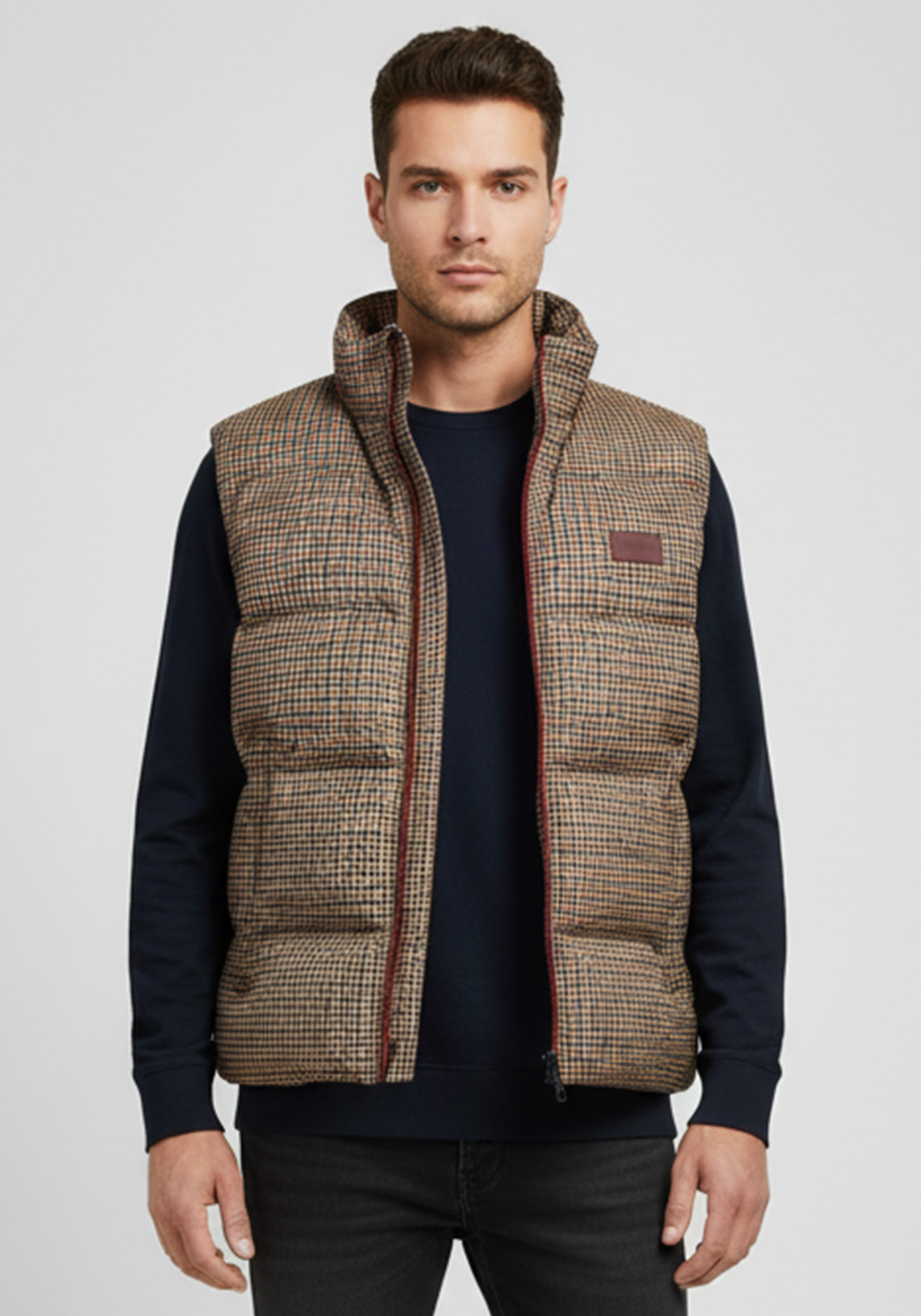 Daniel Hechter Αμάνικο Μπουφάν της σειράς Vest - 50145 152211 440 Hazelnut