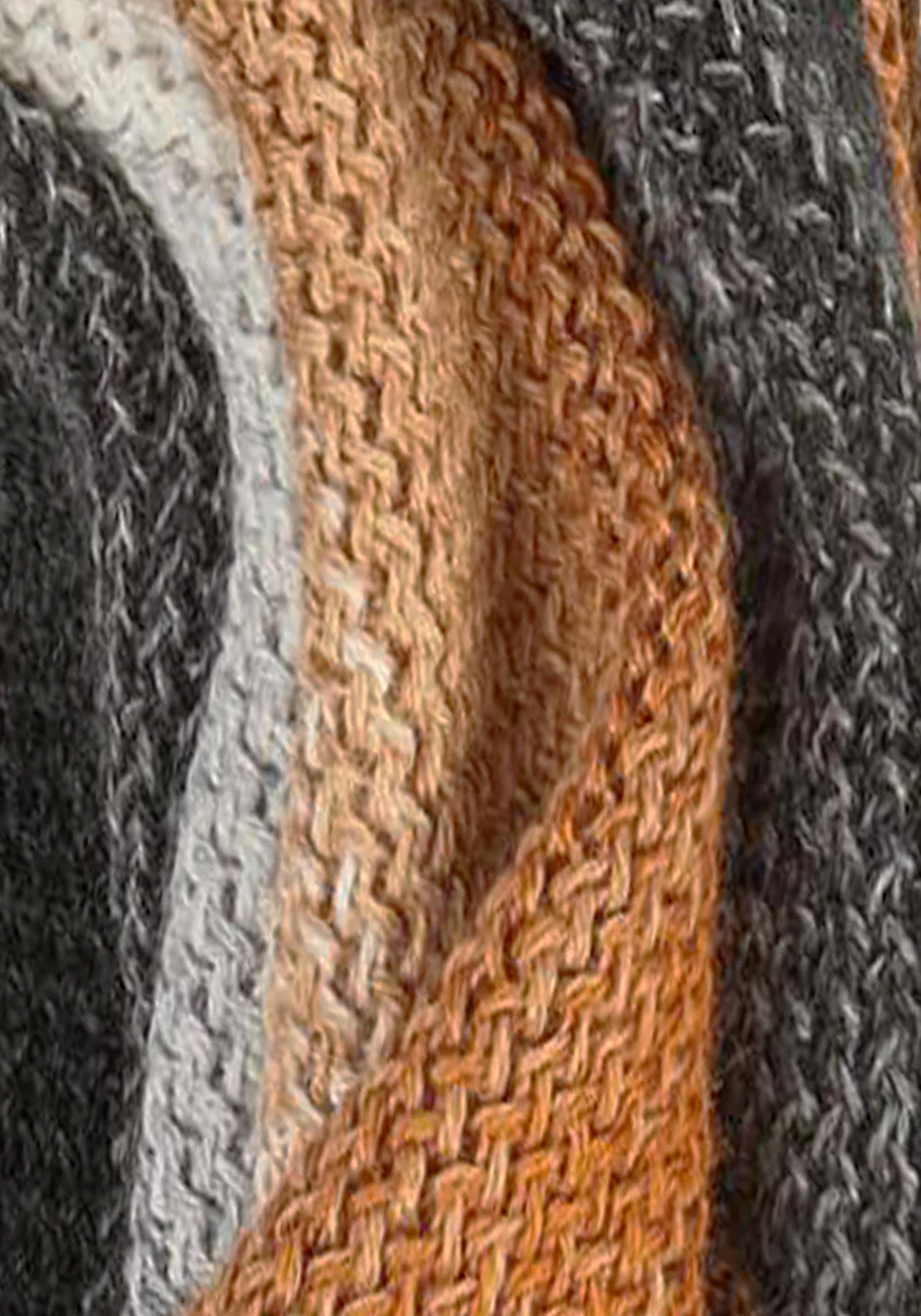 Daniel Hechter Κασκόλ της σειράς Knit - 80057 122840 980 Brown Grey