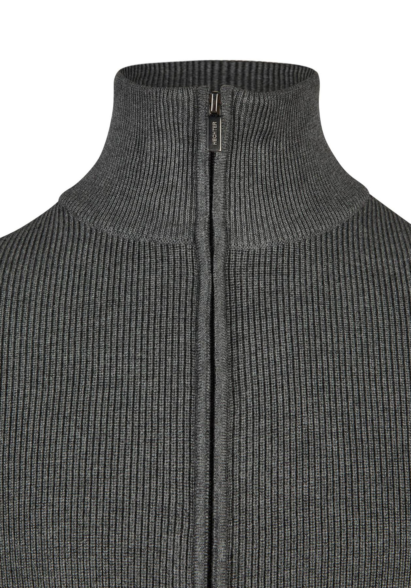 Daniel Hechter Ζακέτα της σειράς Knit Zip - 65004 152801 970 Anthracite