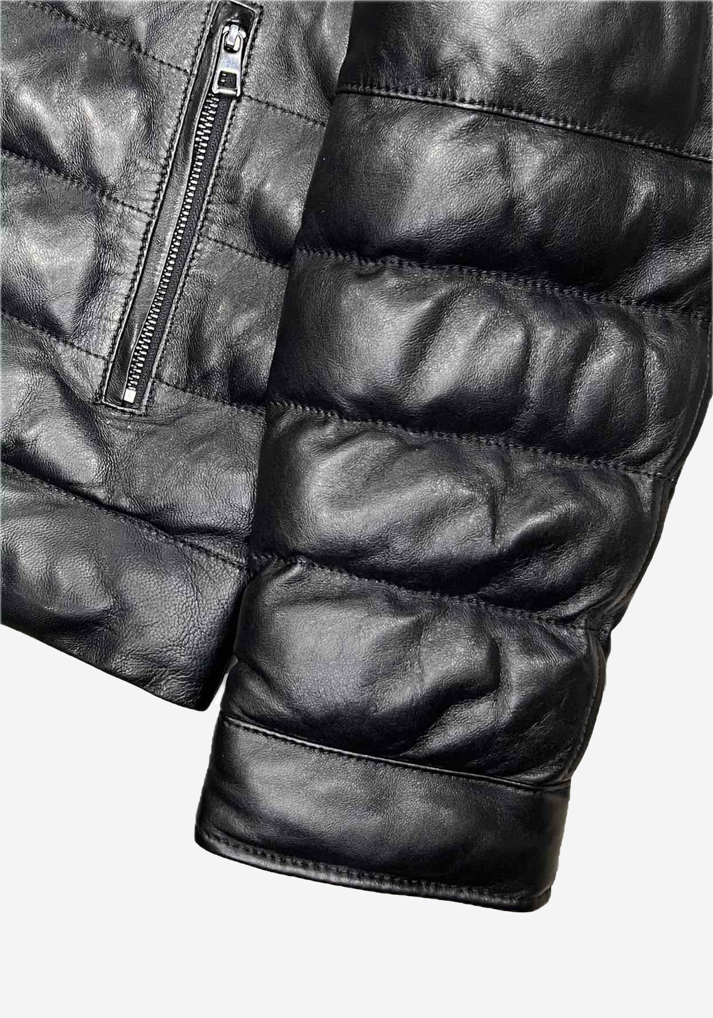 David Moor Δερμάτινο Jacket της σειράς Massimo - 00384 001 Black φωτογραφία